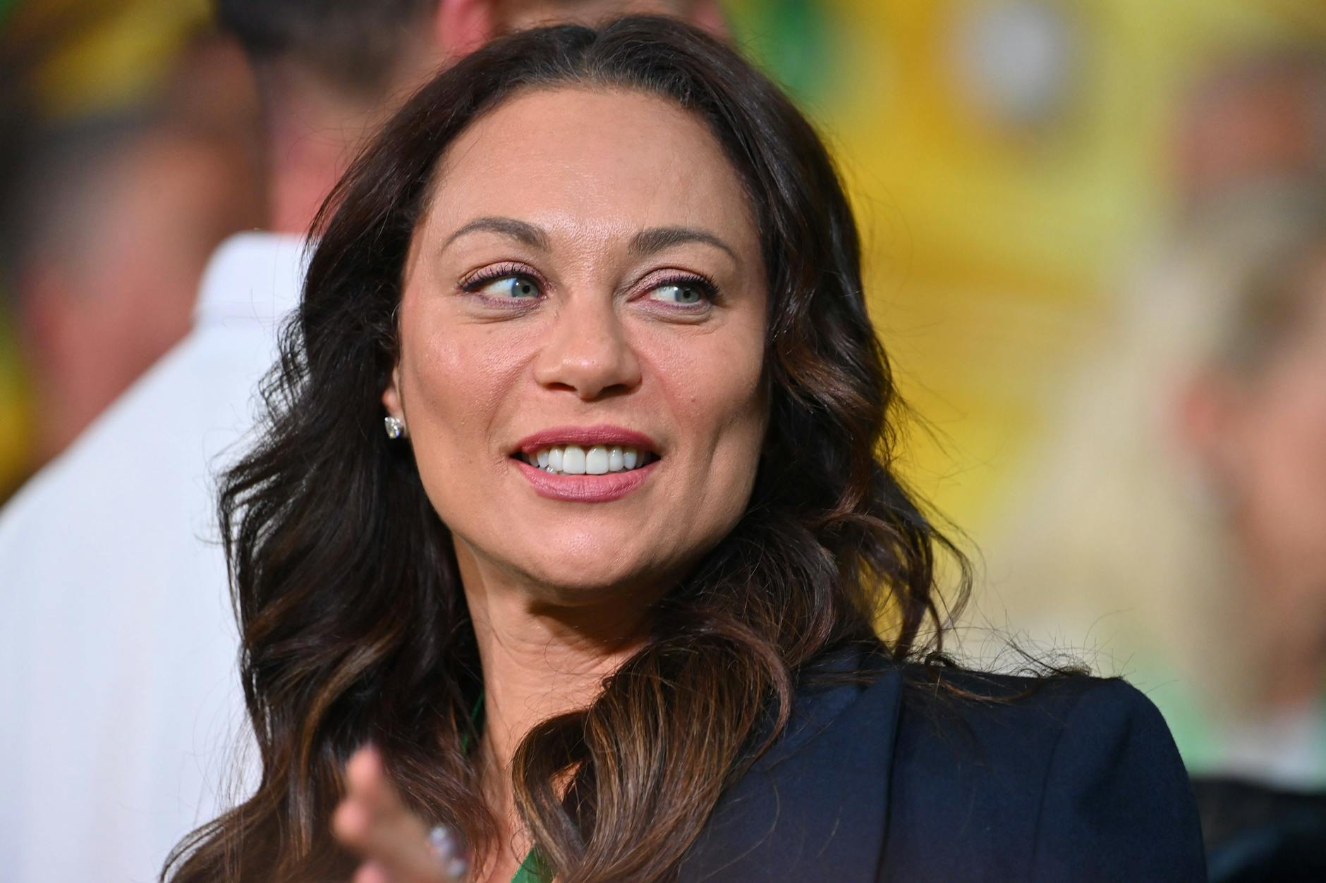 Lilly Becker bei einem Fußballspiel im Mai 2024.