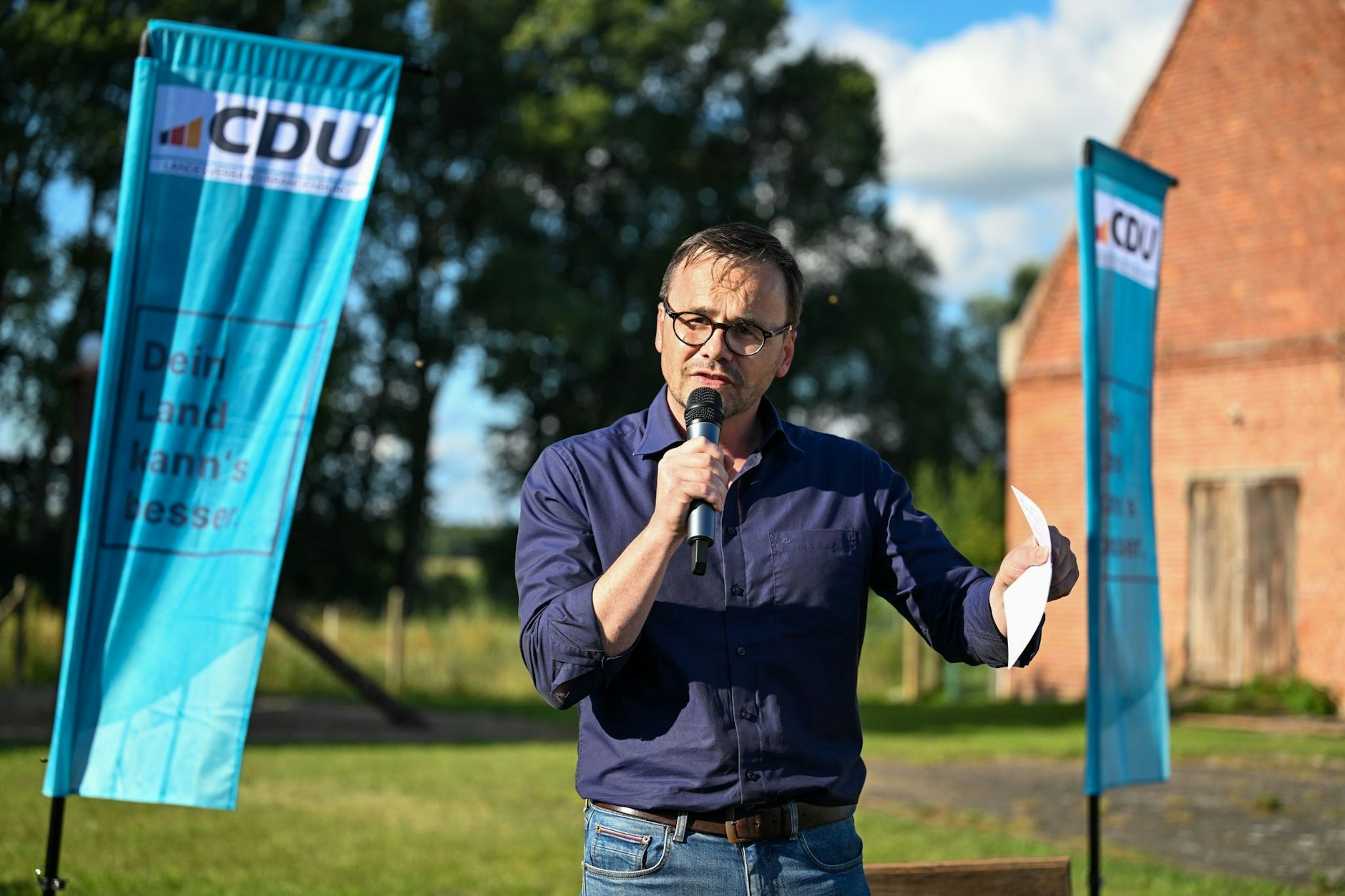 Jan Redmann, Spitzenkandidat der CDU für die Brandenburger Landtagswahl, wurde zu einer Geldstrafe verurteilt.