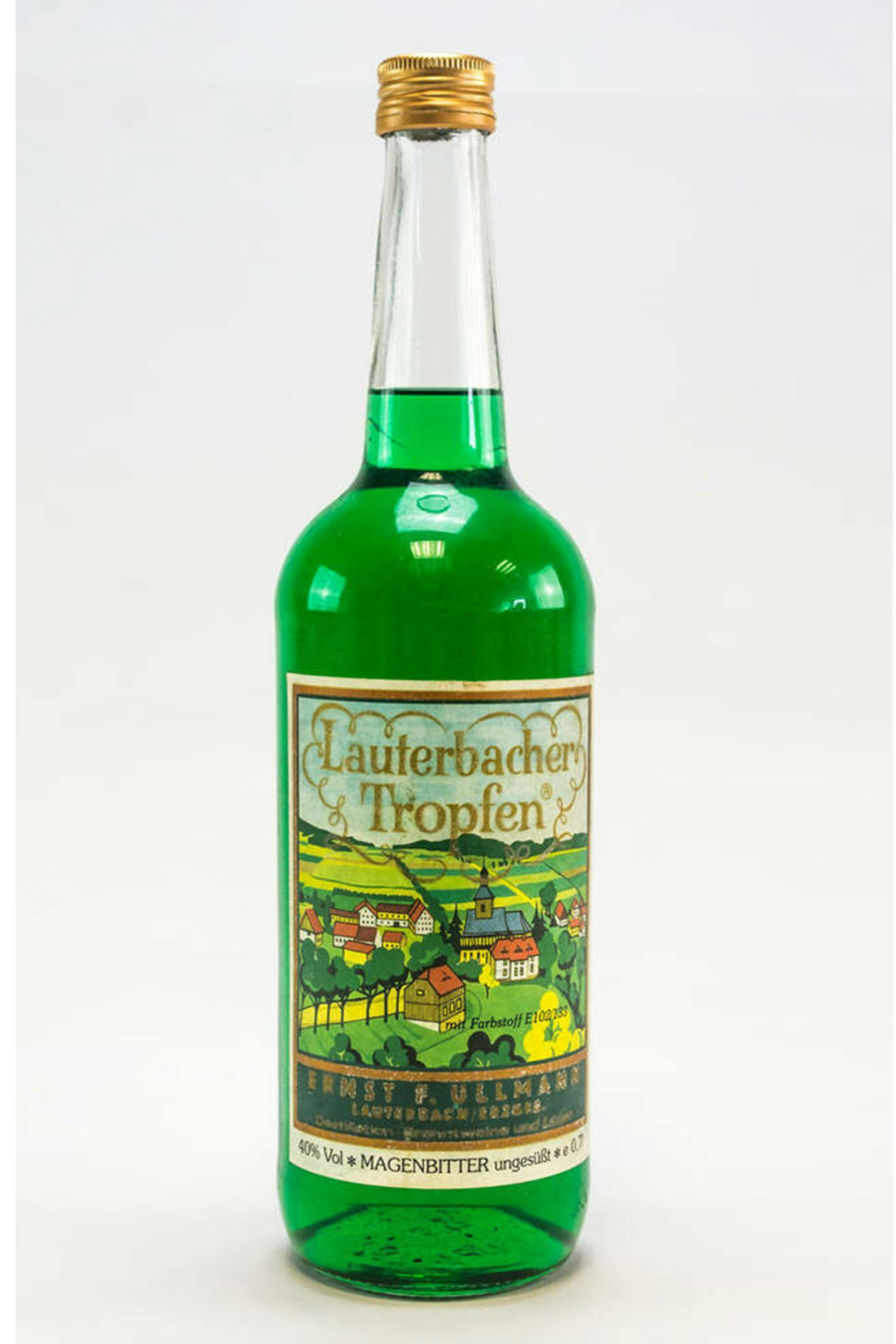 Es ist der ungesüßte Magenbitter der Marke Lauterbacher.
