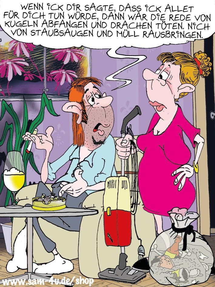 Unser Cartoon des Tages kommt auch heute von Zeichner Sam Paff aus Berlin.