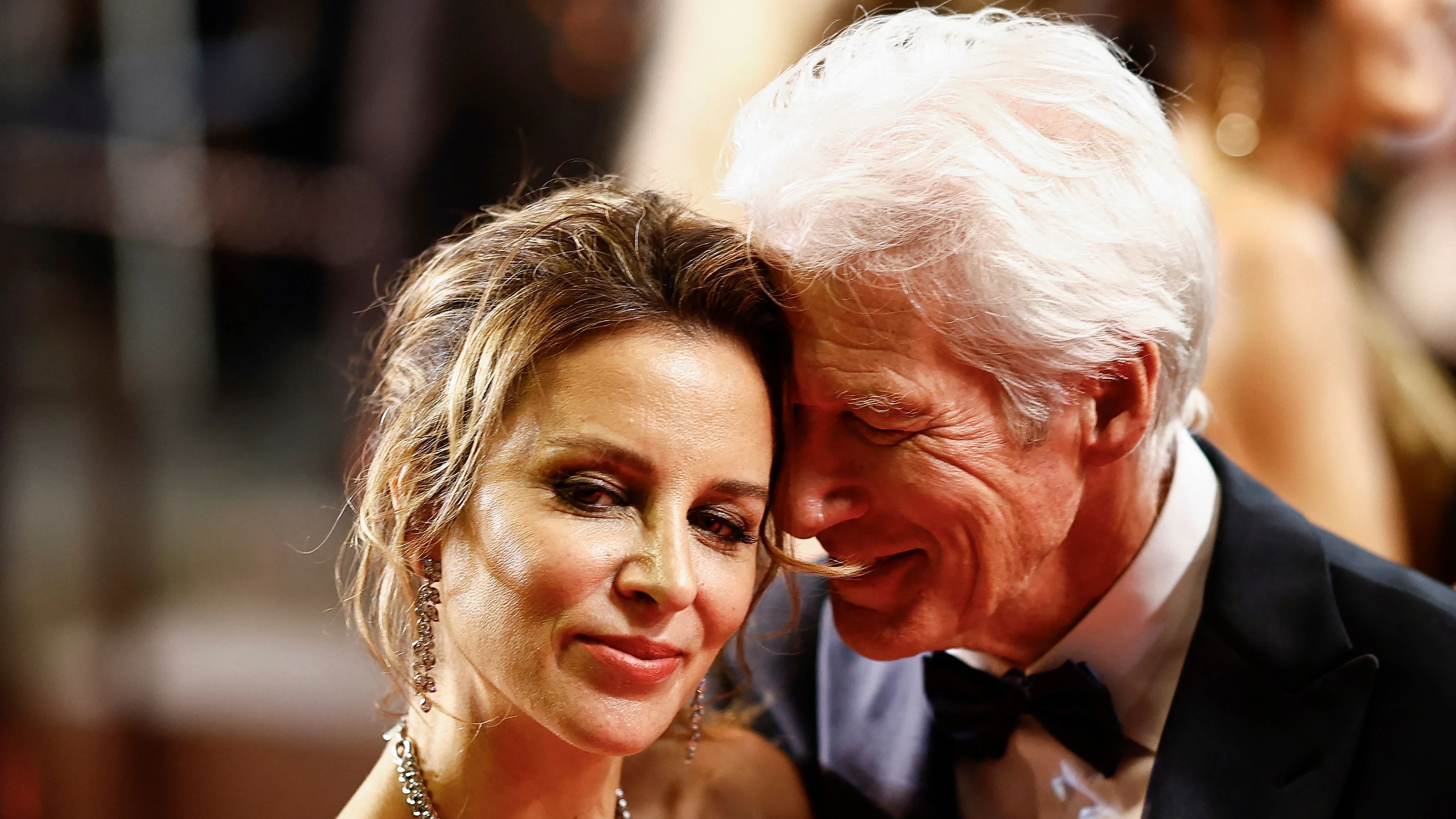 Richard Gere mit seiner Ehefrau Alejandra Silva.