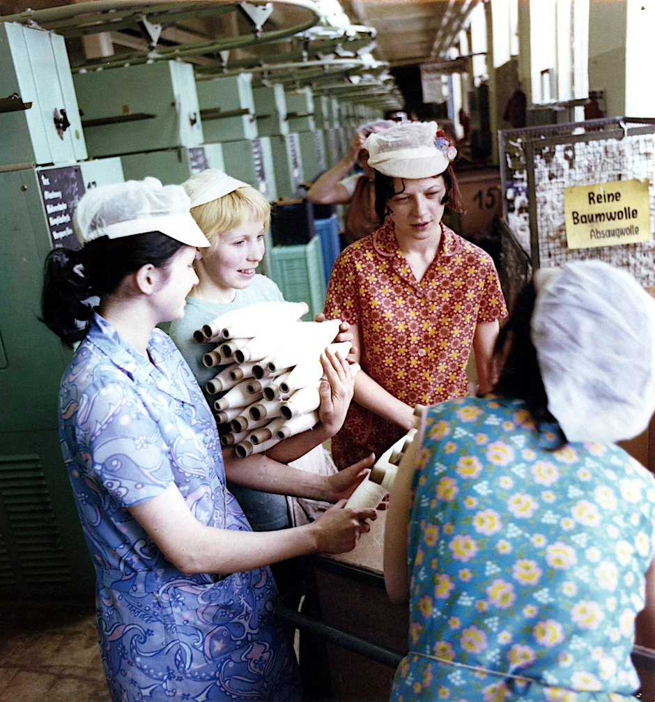 Berufstätige Frauen in der DDR konnten schon mit 60 in Rente gehen.