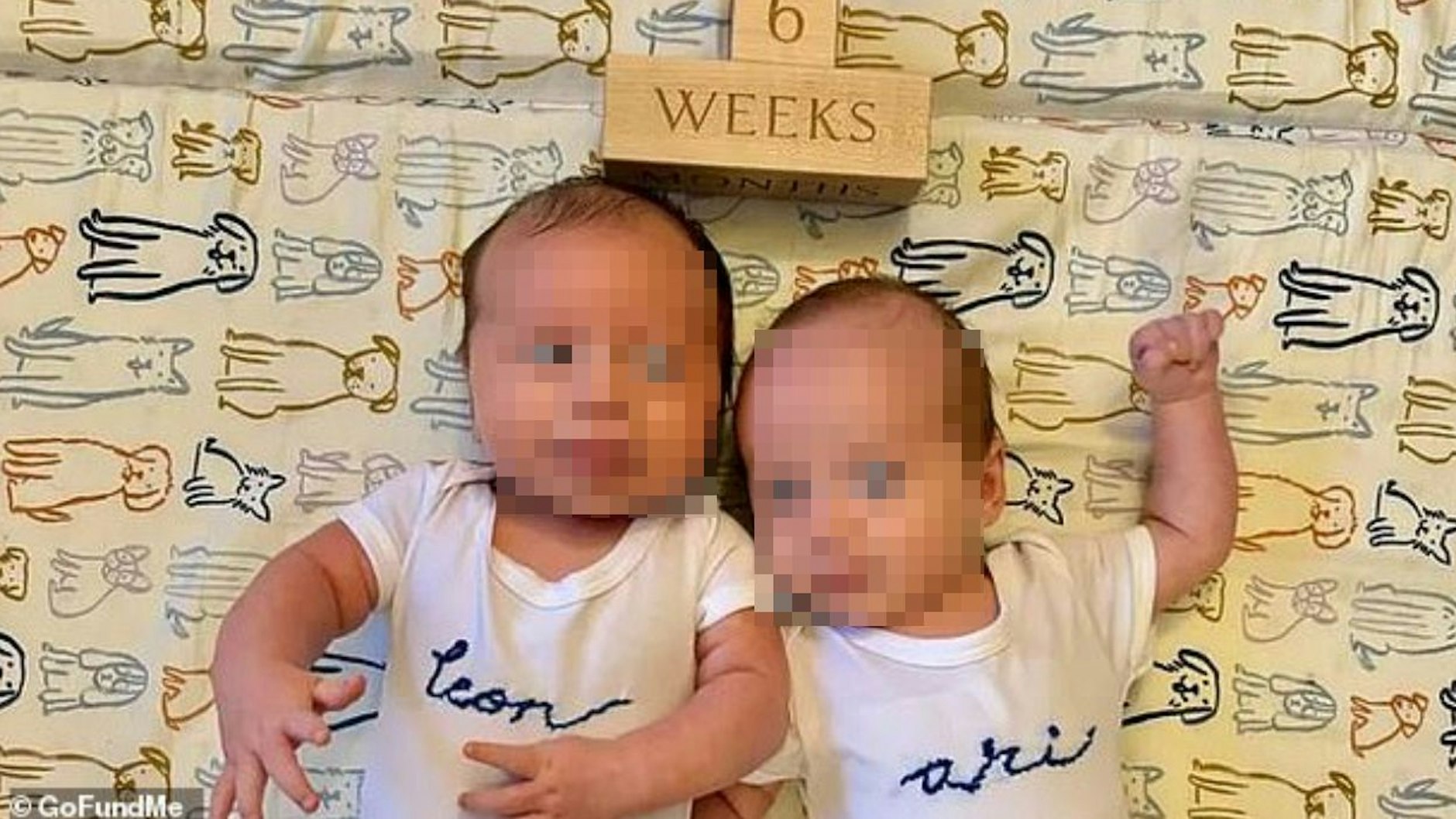 Die Baby-Zwillingsbrüder Leon und Ari. Leon überlebte die mutmaßliche Quälerei der Babysitterin nicht.