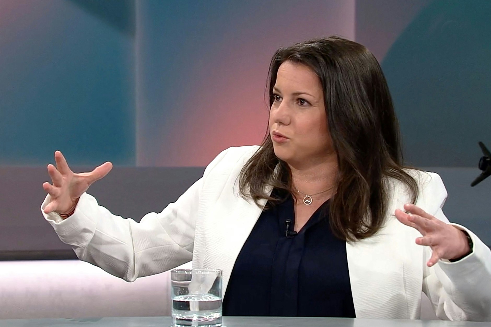 Katja Hoyer bei Hart aber Fair.