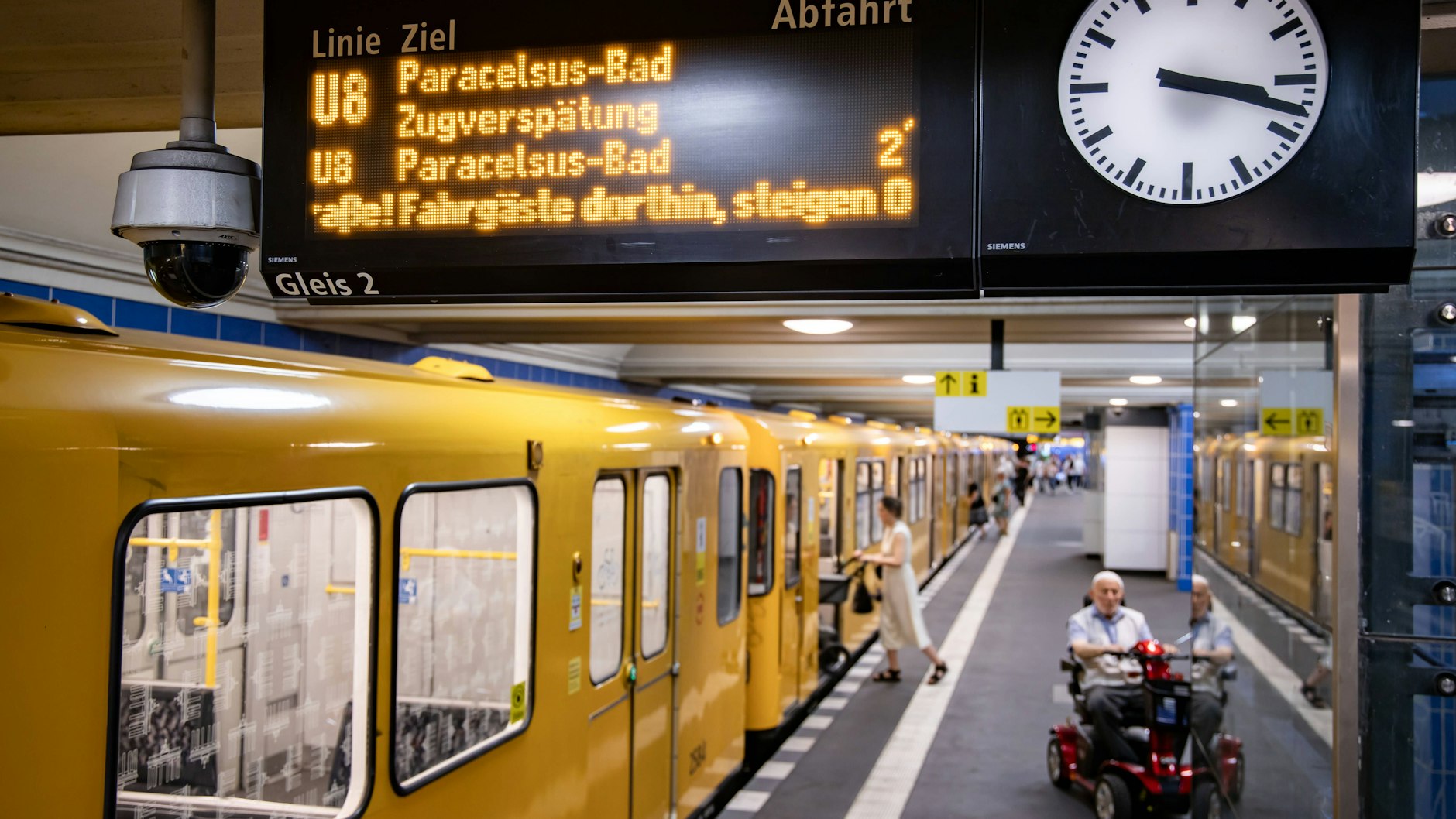 Verspätungen bei der Berliner U-Bahn sind an der Tagesordnung und ärgern die Fahrgäste.
