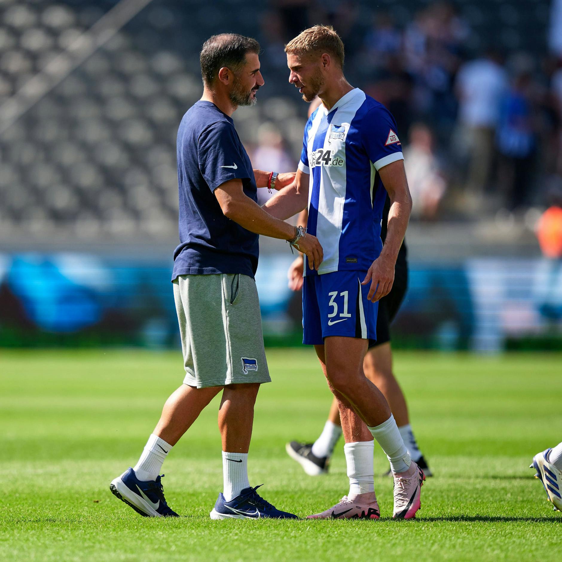 Trainer Cristian Fiel setzte Innenverteidiger Marton Dardai zuletzt als Joker auf der linken Abwehrseite ein.