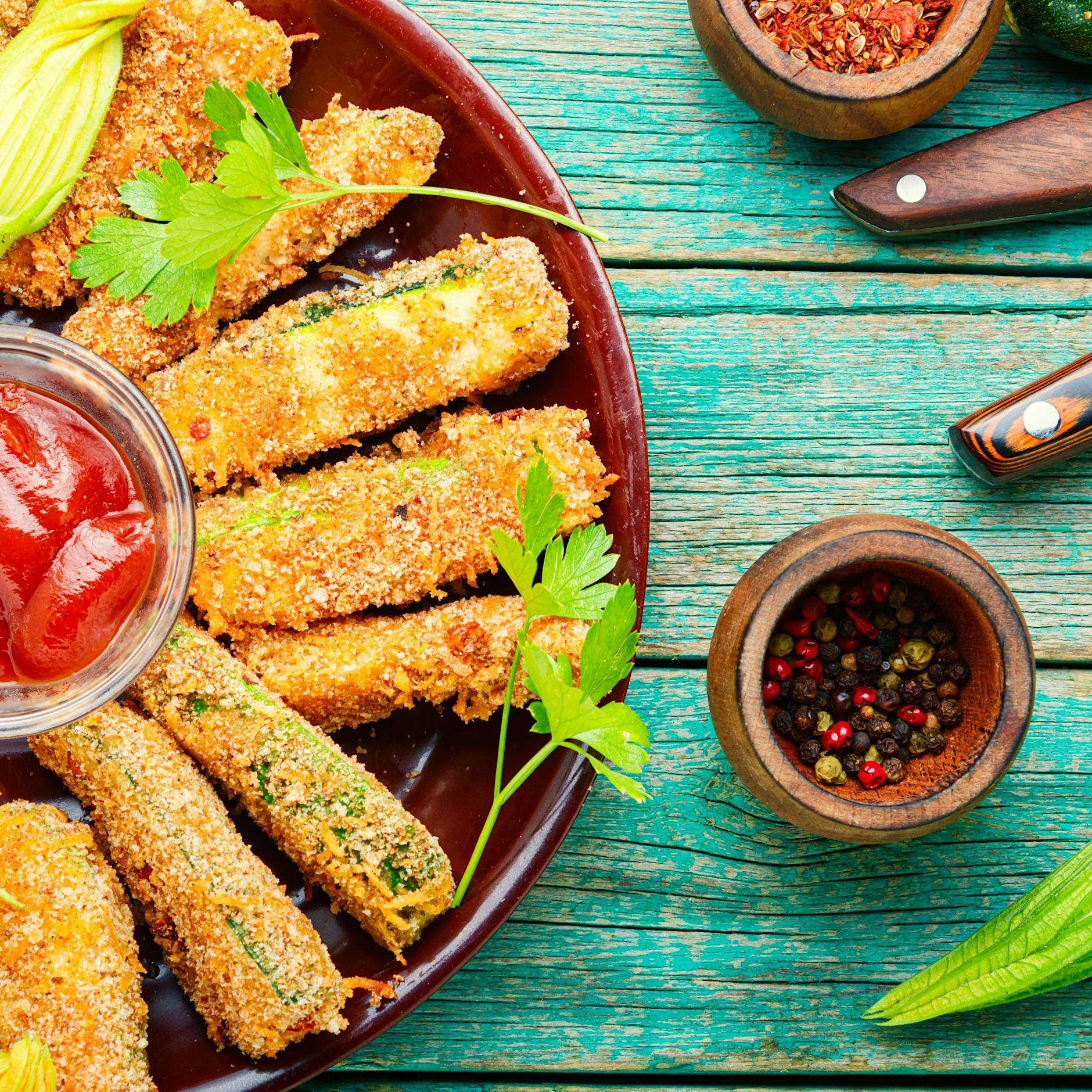 Rezept für frittierte Zucchinistangen: Ein Genuss für alle Zucchini-Fans!