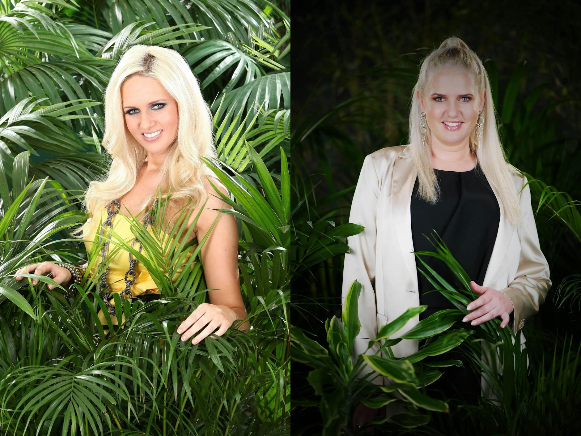 Sarah Knappik im Jahr 2011 und 2024.