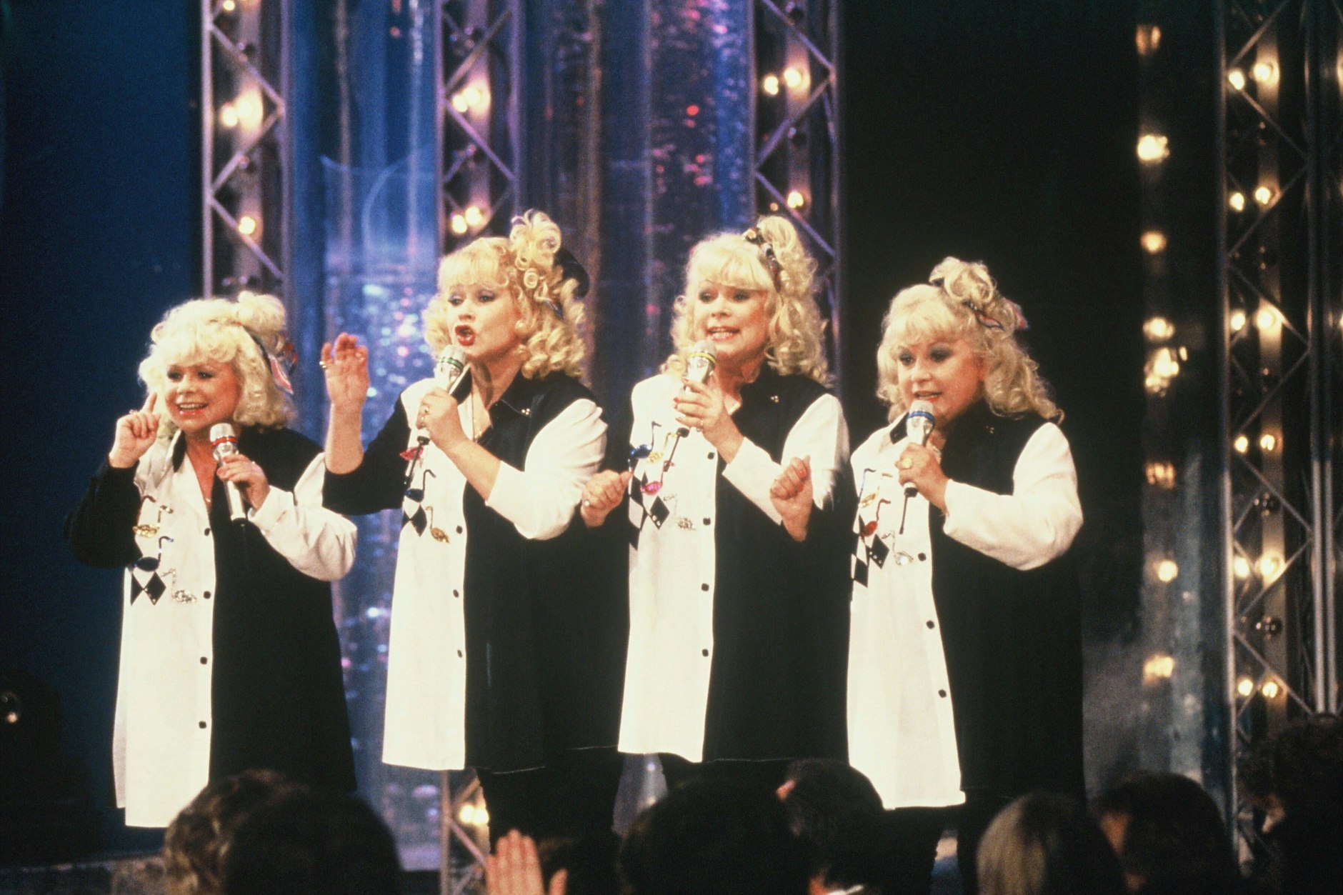 Die Jacob Sisters bei einem Auftritt 1991.