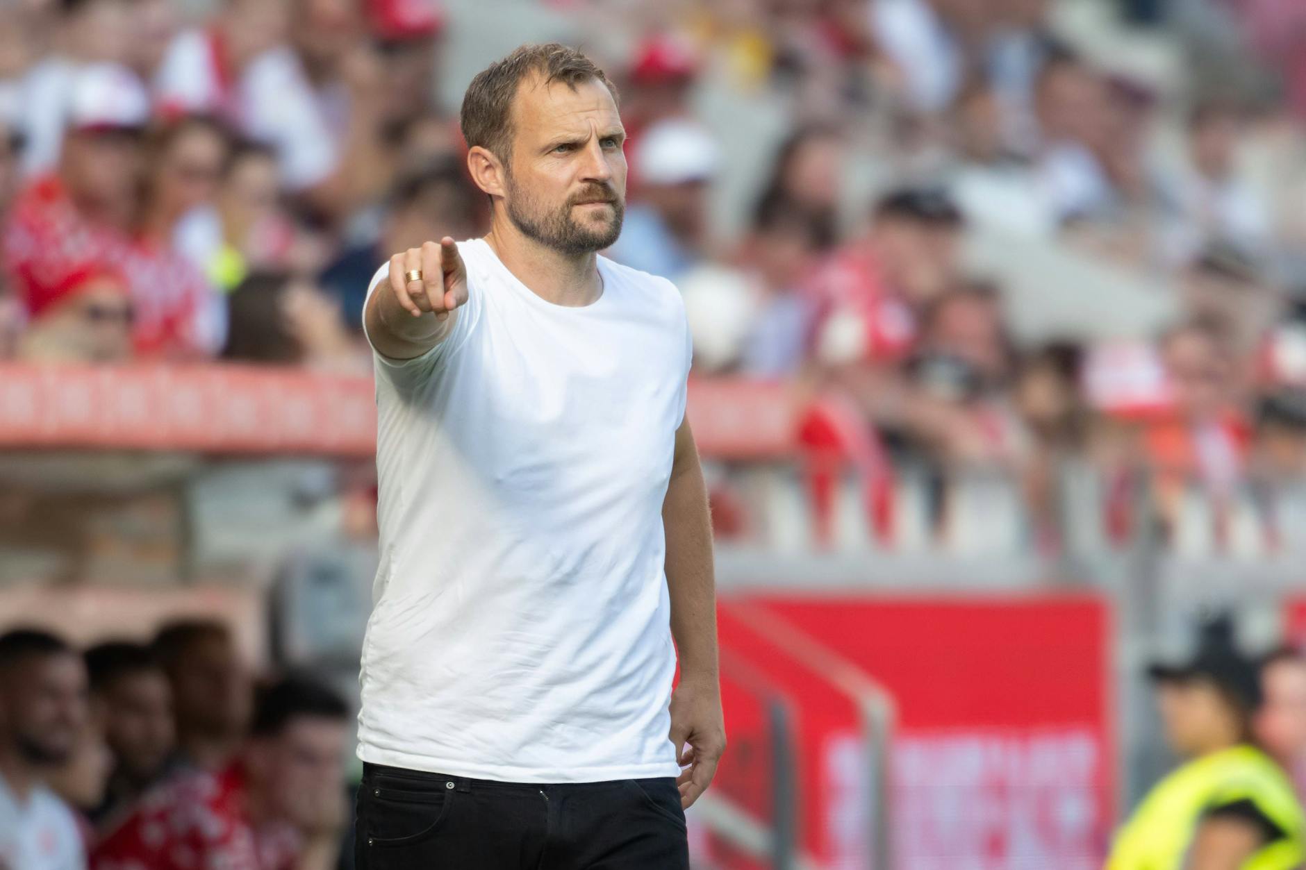 Union-Trainer Bo Svensson (45) freut sich auf sein erstes Heimspiel im Stadion An der Alten Försterei und erwartet gegen St. Pauli eine super Stimmung. 