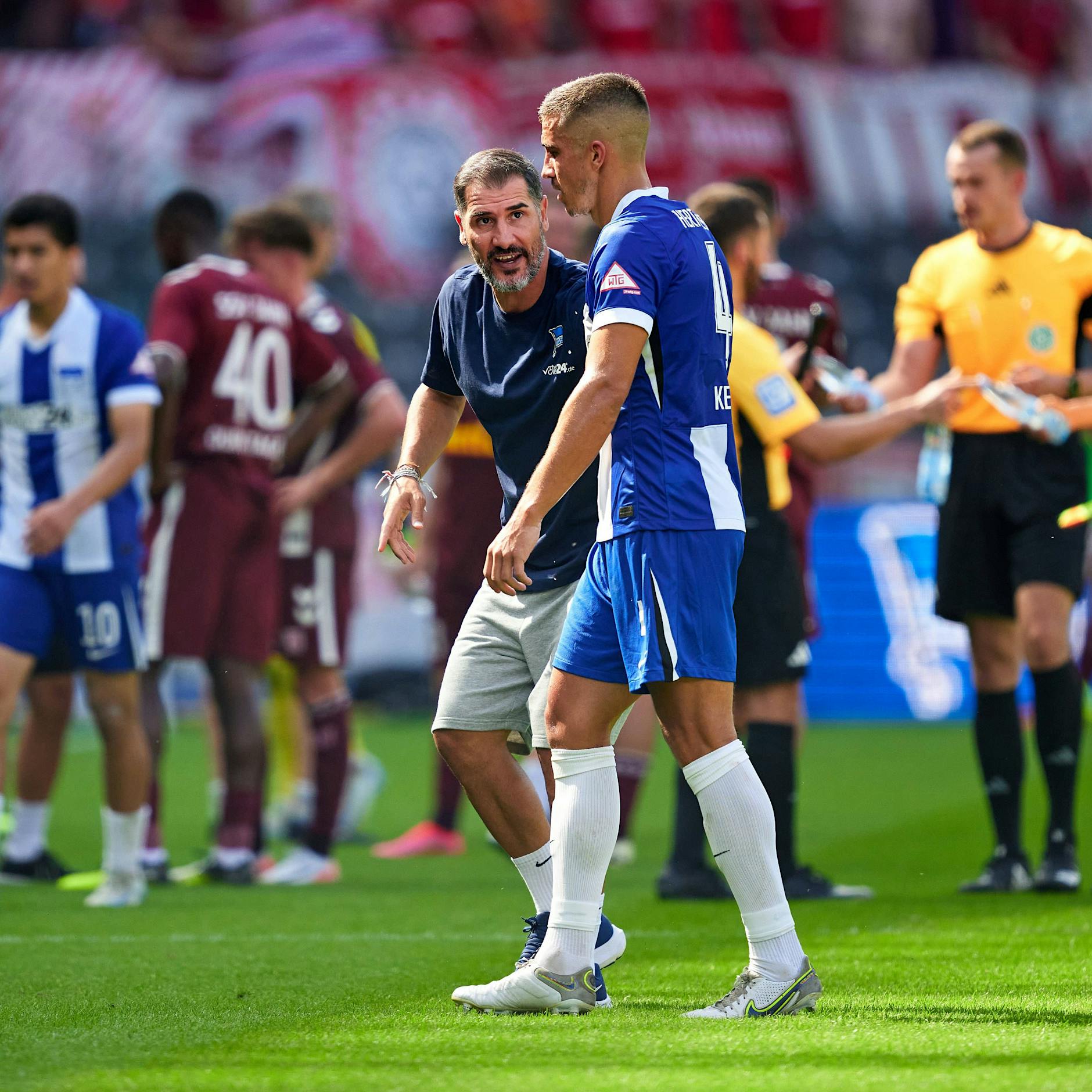Kempf-Wechsel! Hertha-Coach Fiel: „Meine Entscheidung wäre eine andere gewesen“