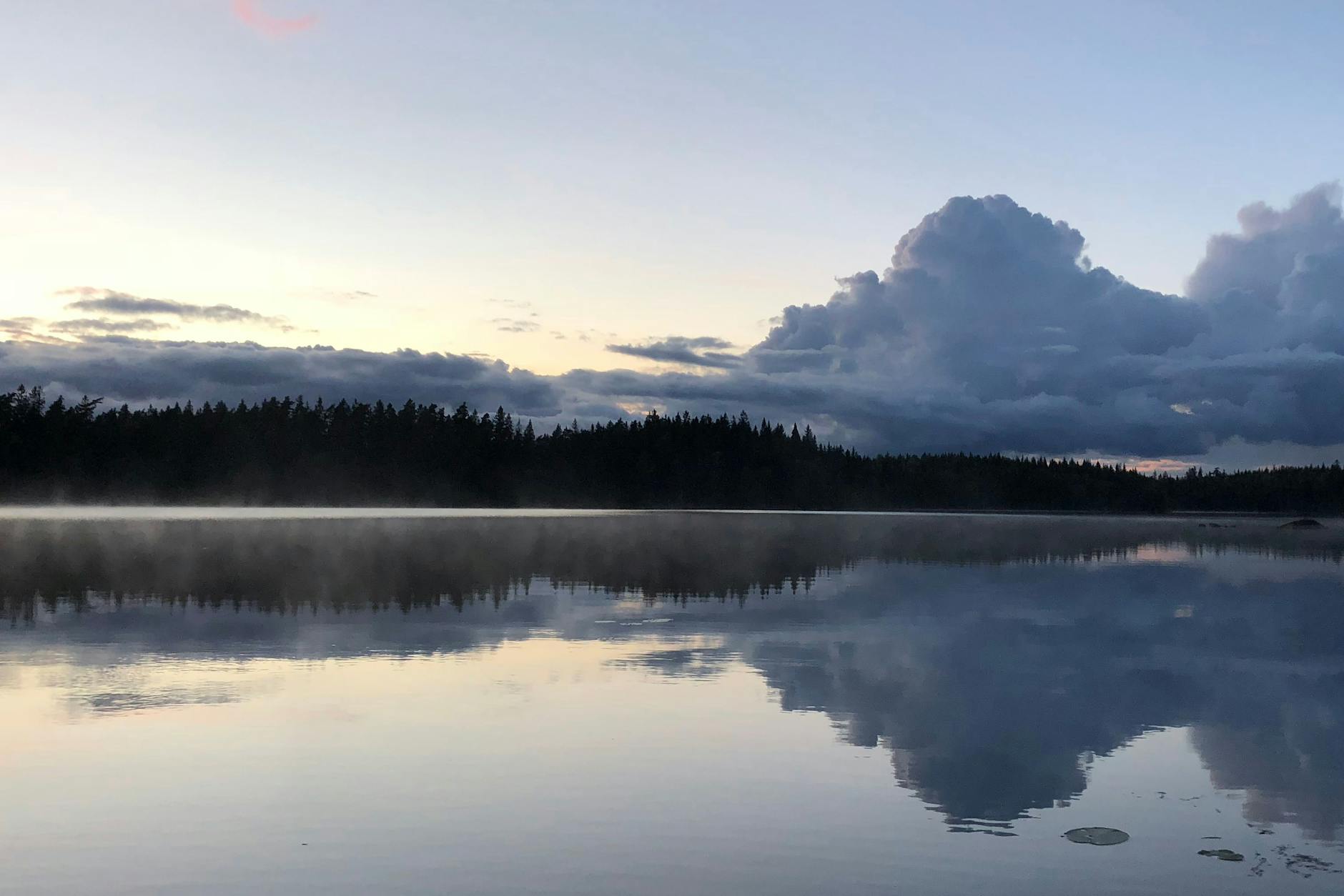 Der Nageltrick gegen Mückenstiche: Eine schwedische Lektion in Juckreizbekämpfung. Hier ein schöner Abend im südlichen Schweden, beim See Stensjön. Und ja, hier trifft mal auch mal auf Mücken.
