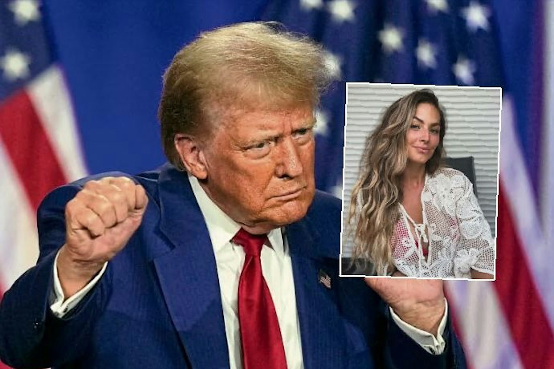 Dreist: Trump macht Wahlkamp mit Bildern der Deutschen Debbie Nederlof.