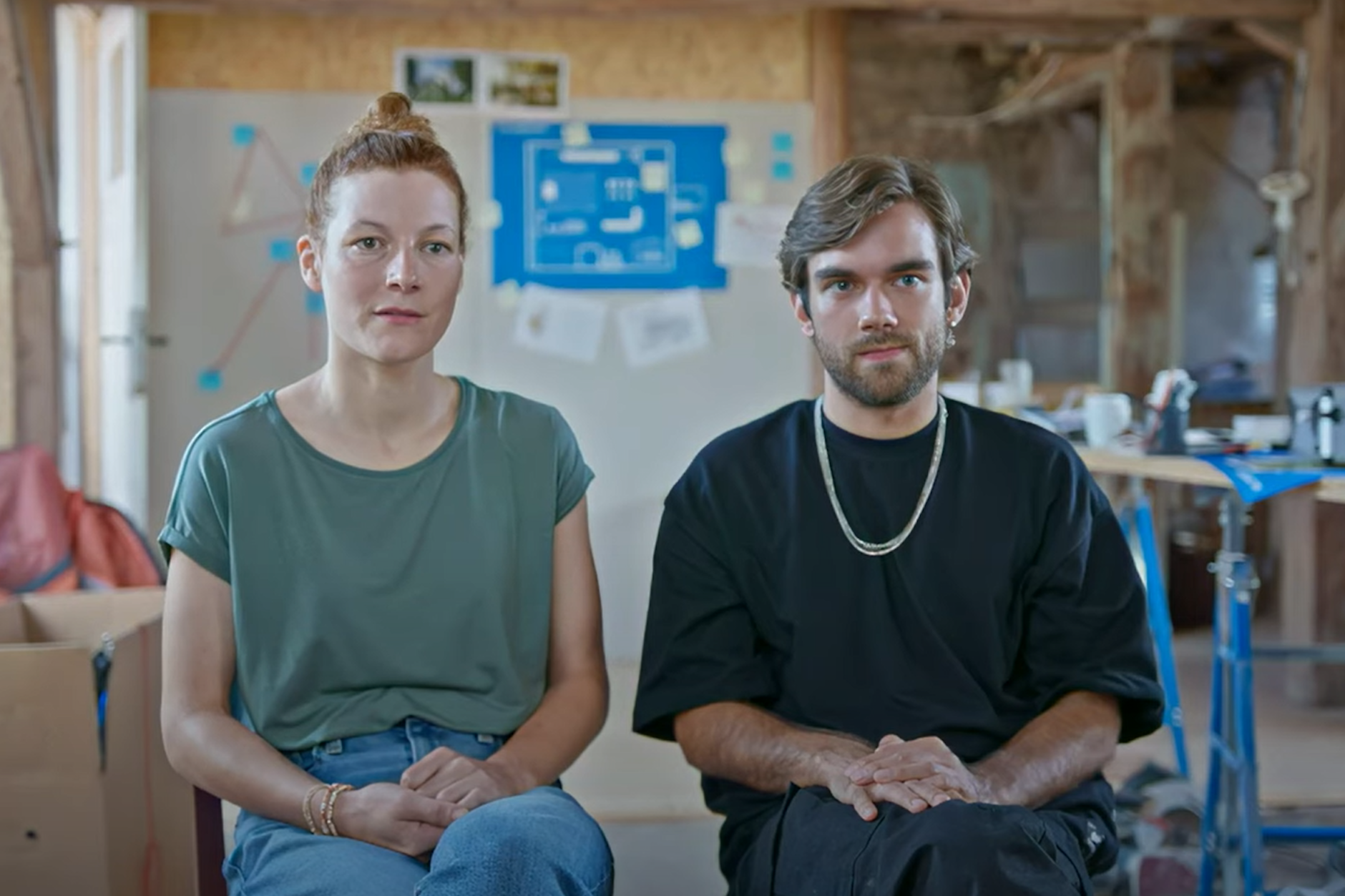 Das vermeintliche Berliner Hipster-Pärchen Luise und Jannick