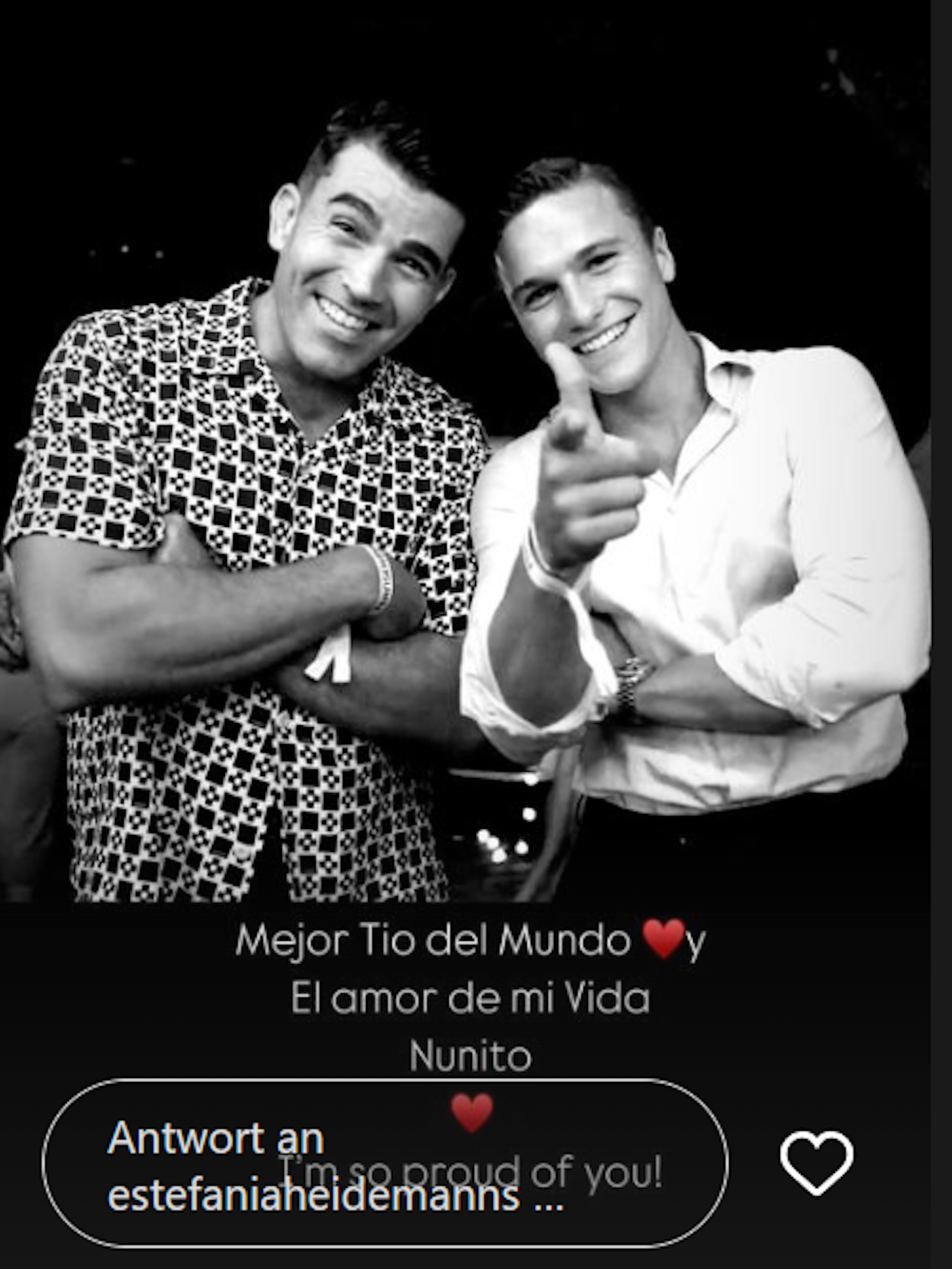 Estefania postete dieses Foto auf Instagram.
