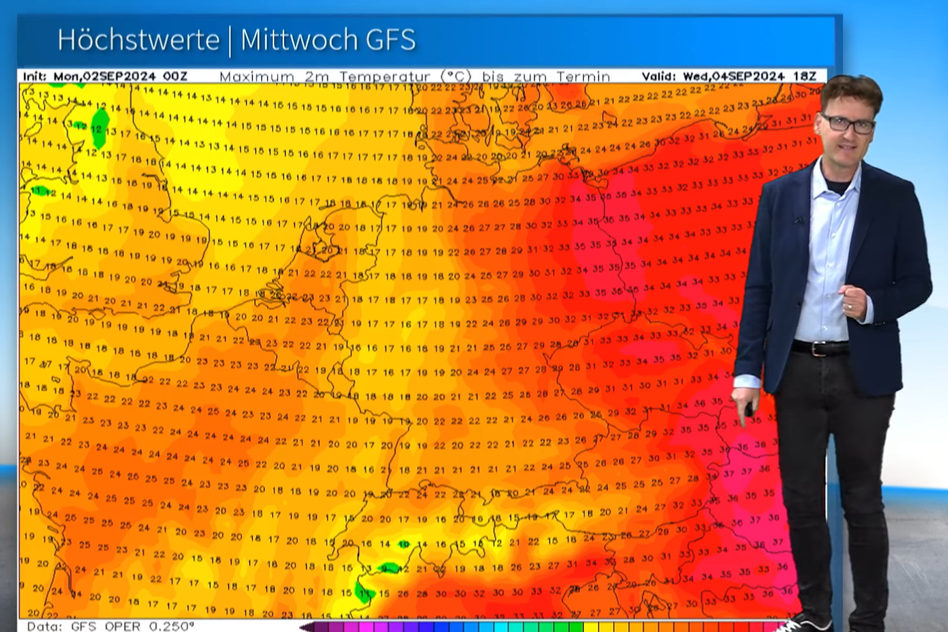 Der Westen kühlt sich ab, der Osten bleibt heiß: Auch in der kommenden Woche bietet das Wetter einige Überraschungen.