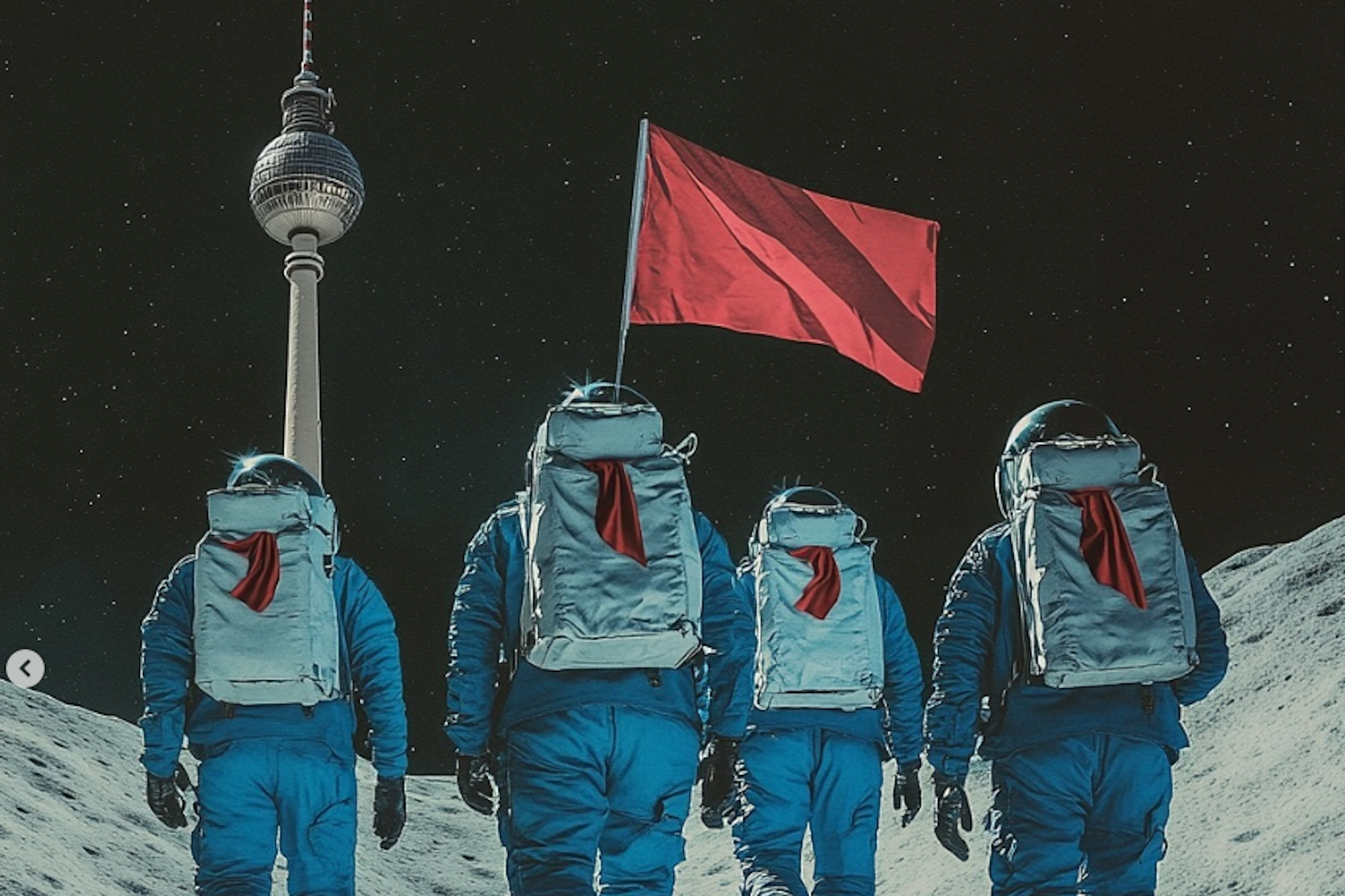 Auf der DDR-Mondbasis lebt die DDR weiter. Und den Berliner Fernsehturm hat man auch nachgebaut.