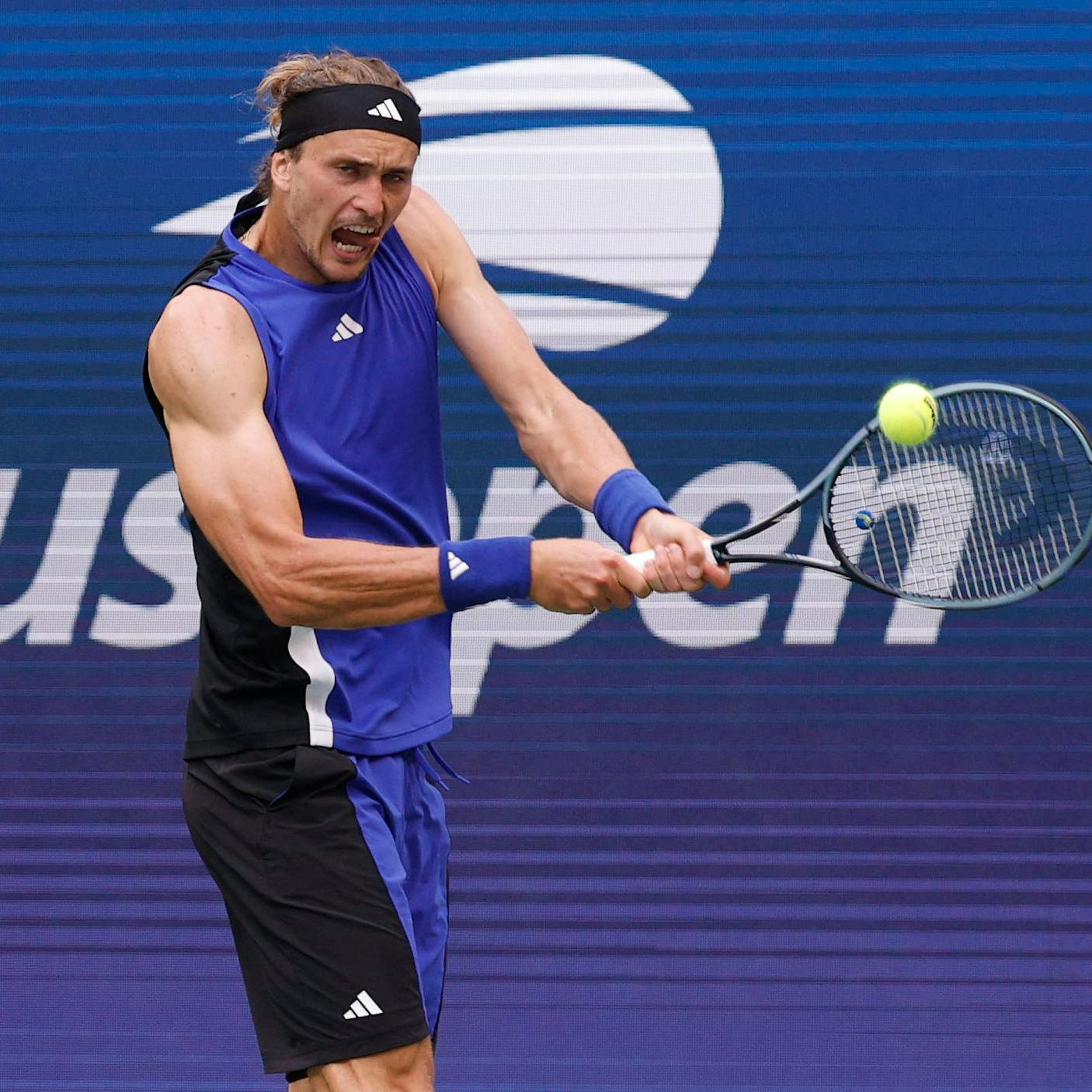 Image - US Open: Alexander Zverev wehrt sich erfolgreich gegen Fliegen und seinen Gegner