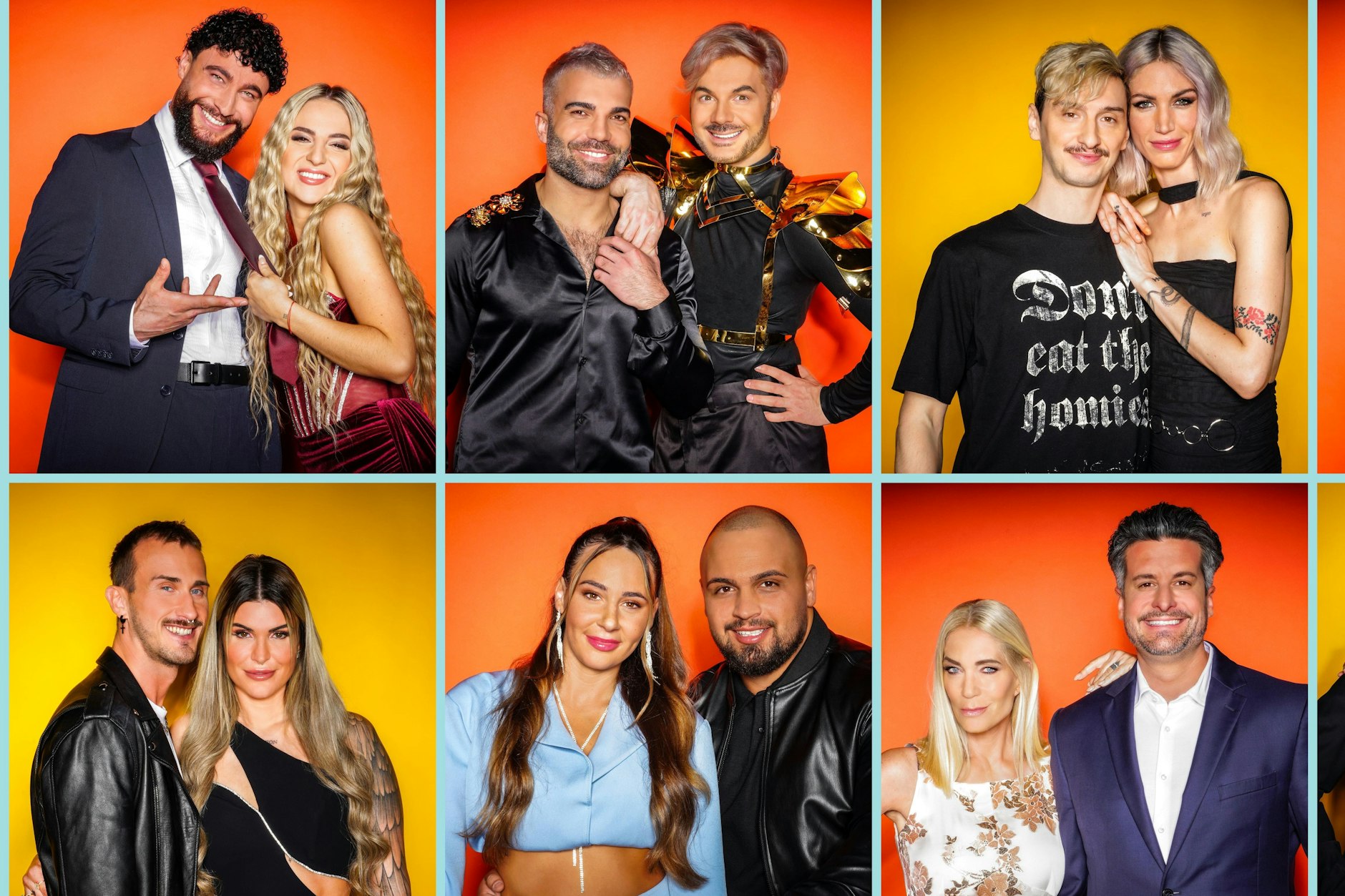 Diese acht Promi-Paare nehmen an „Das Sommerhaus der Stars“ teil.