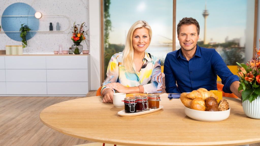 Nadine Krüger moderiert heute zusammen mit Florian Weiss die ZDF-Sendung Volle Kanne.