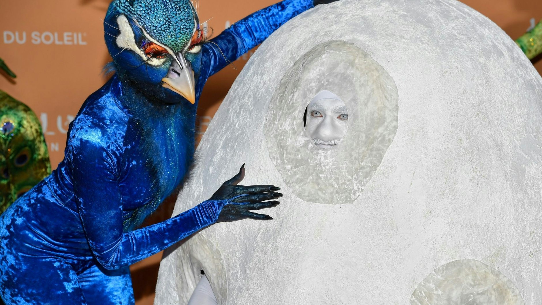 Im letzten Jahr verkleideten sich Heidi Klum und ihr Ehemann Tom Kaulitz als Pfau und Pfauenei.