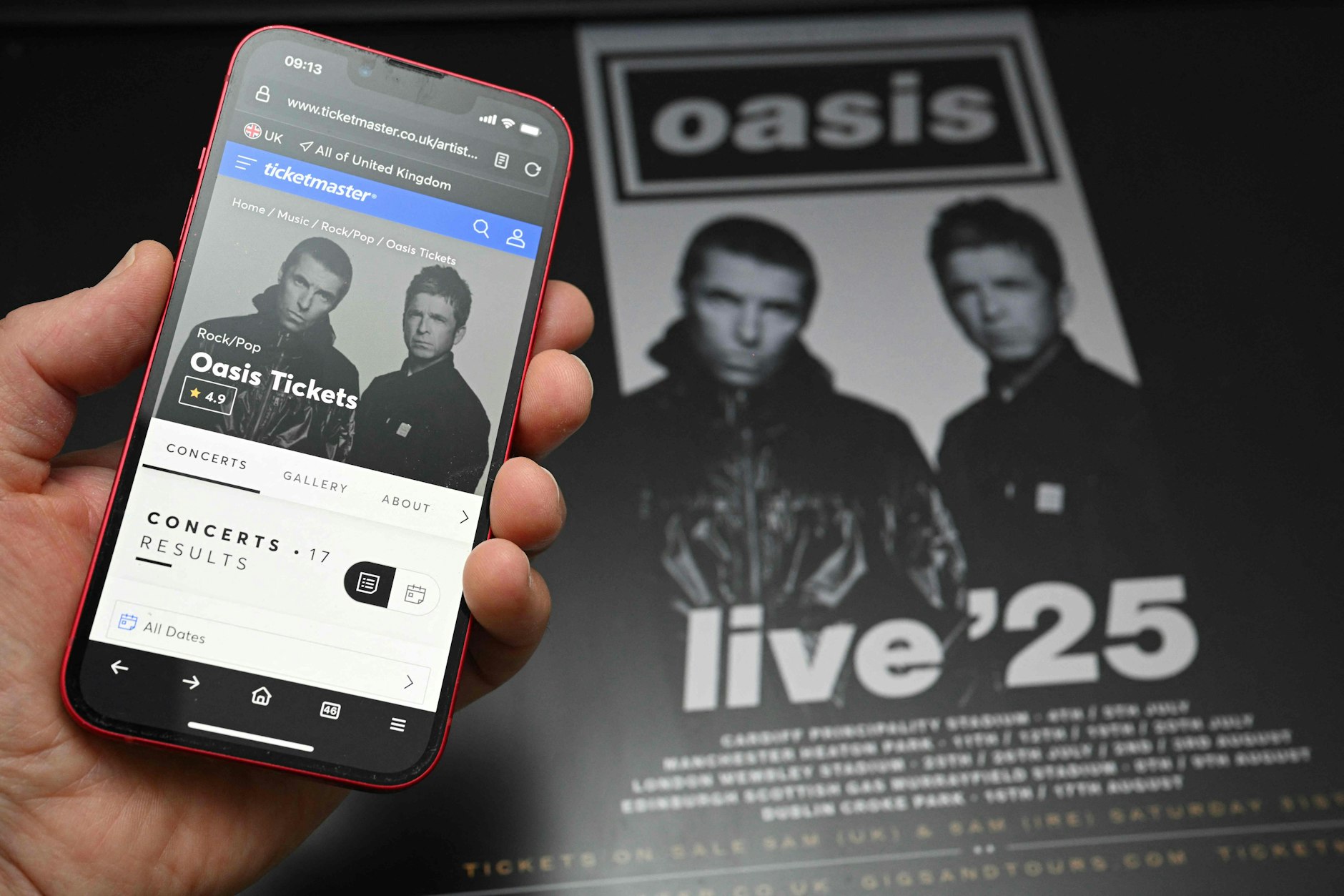 Die Tickets für die Tour von Oasis waren innerhalb kurzer Zeit ausverkauft.