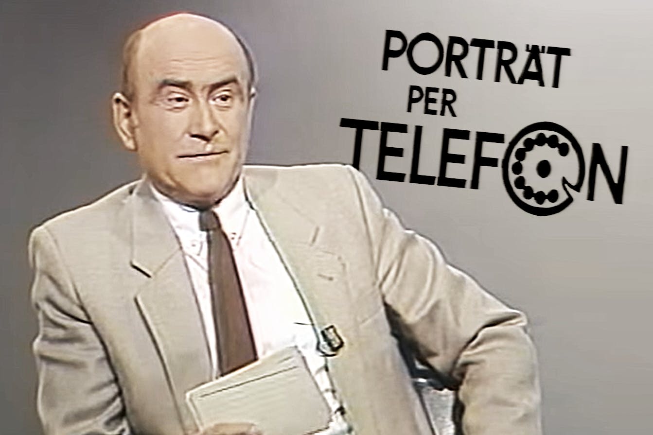 Heinz Florian Oertel moderierte die berühmte DDR-Sendung „Porträt per Telefon“.