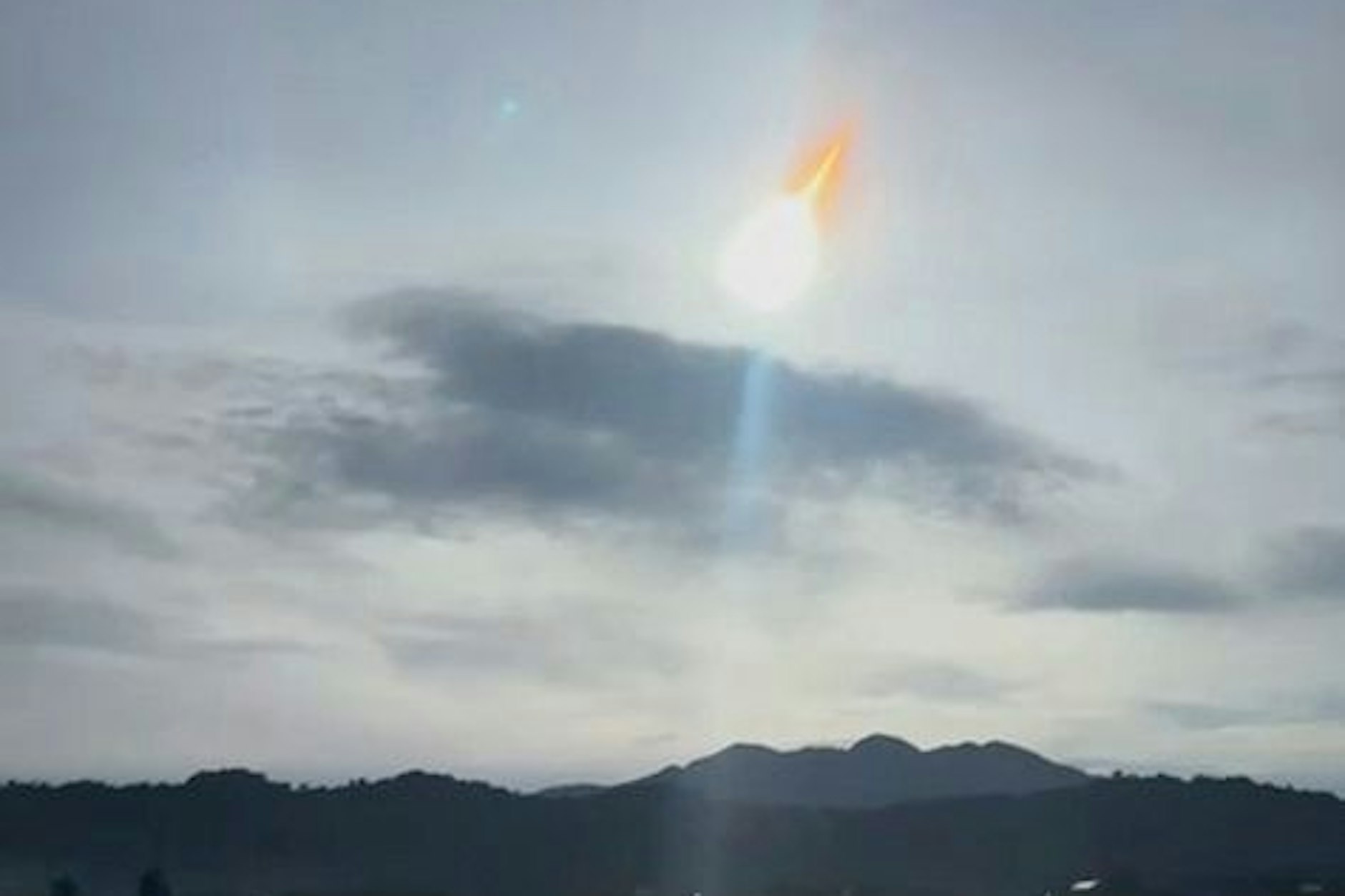 Auf diesem Foto aus einem Video ist der Asteroid mit der Bezeichnung 2024 RW1 zu sehen.