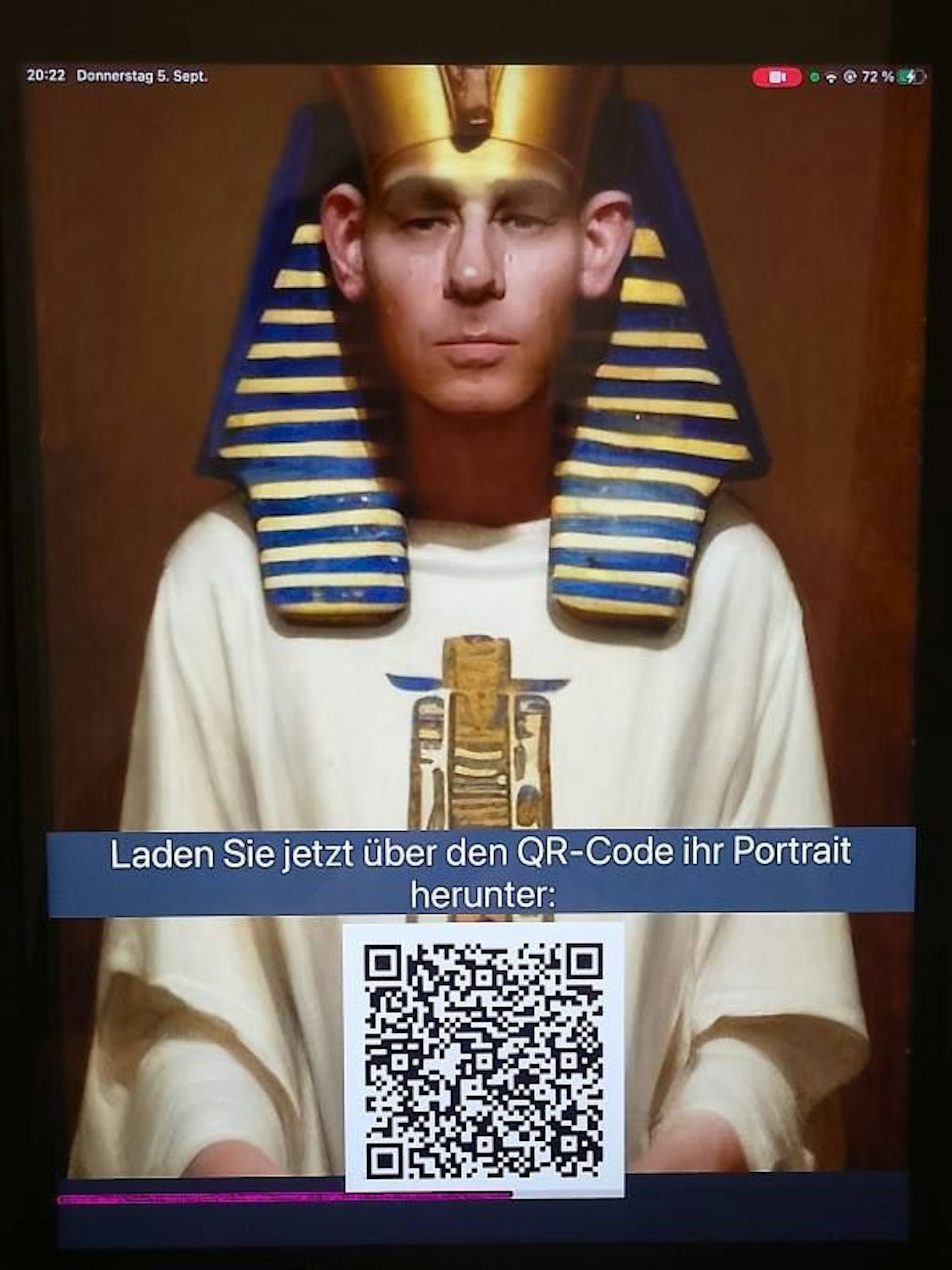 Nicht jeder sieht als Pharao gut aus.