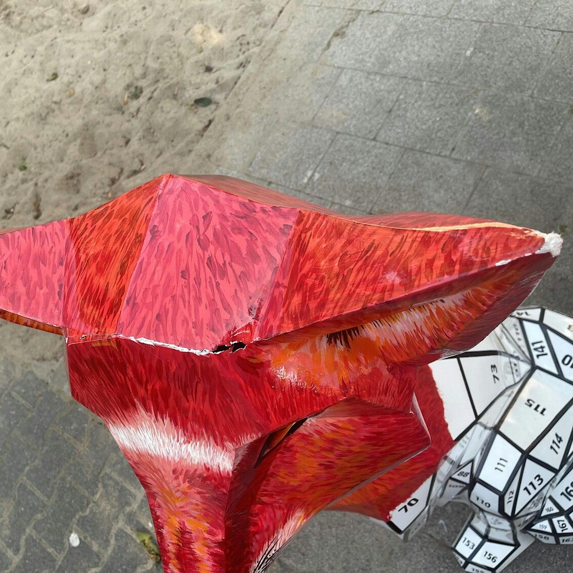 Reinickendorf: Fuchs-Skulptur am S-Bahnhof Waidmannslust „mutwillig“ zerstört und gestohlen