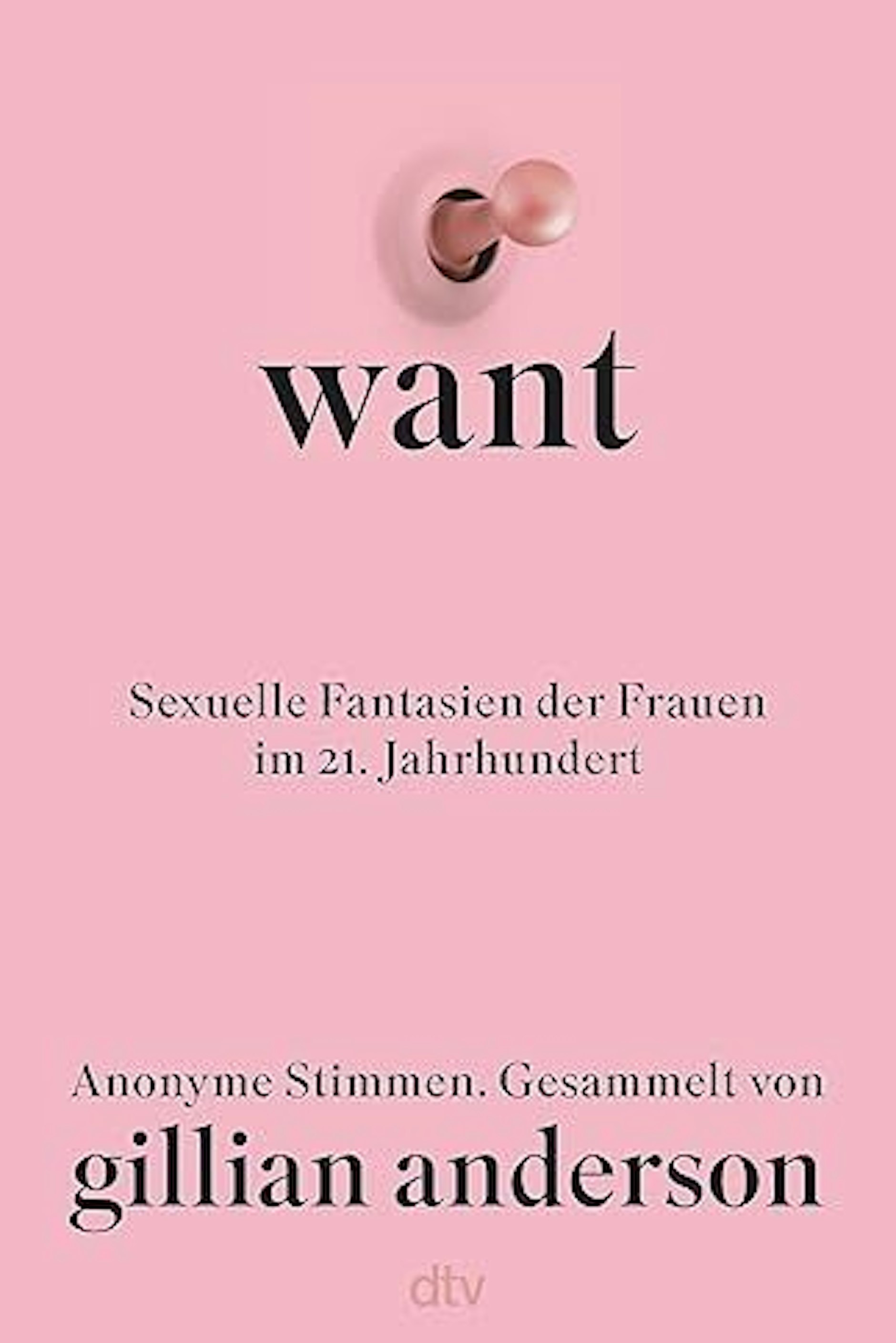 Das Cover von Gillian Andersons neuem Buch „Want“ über die sexuellen Fantasien der Frauen von heute.