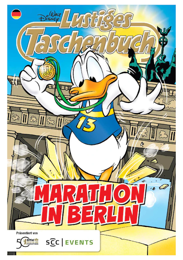 KURIER enttarnt: Donald Duck startet beim Berlin-Marathon
