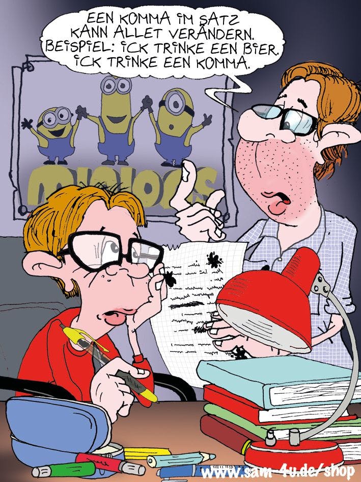 Auch heute kommt unser Cartoon des Tages von Zeichner Sam Paff aus Berlin.