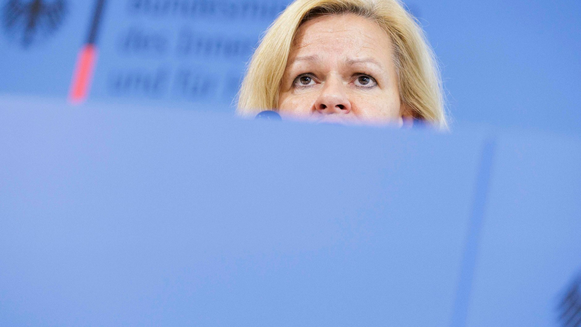 Bundesinnenministerin Nancy Faeser (SPD) bedauerte das Platzen der Gespräche.