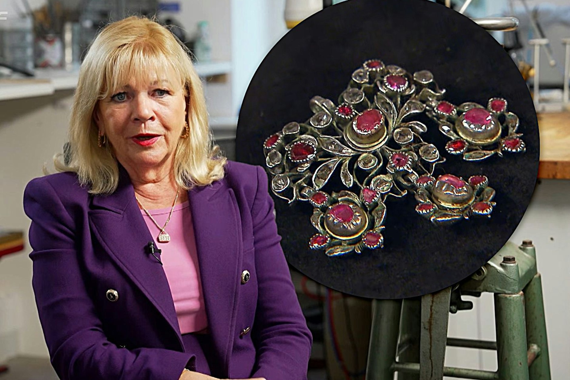 Elke Velten schlug bei „Bares für Rares“ bei einer 300 Jahre alten Brosche zu – und ließ das Schmuckstück danach fachmännisch zerlegen.