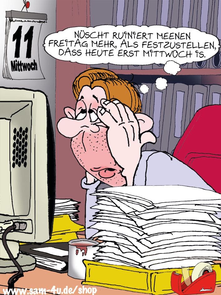 Auch heute gibt es den Cartoon des Tages von Zeichner Sam Paff.