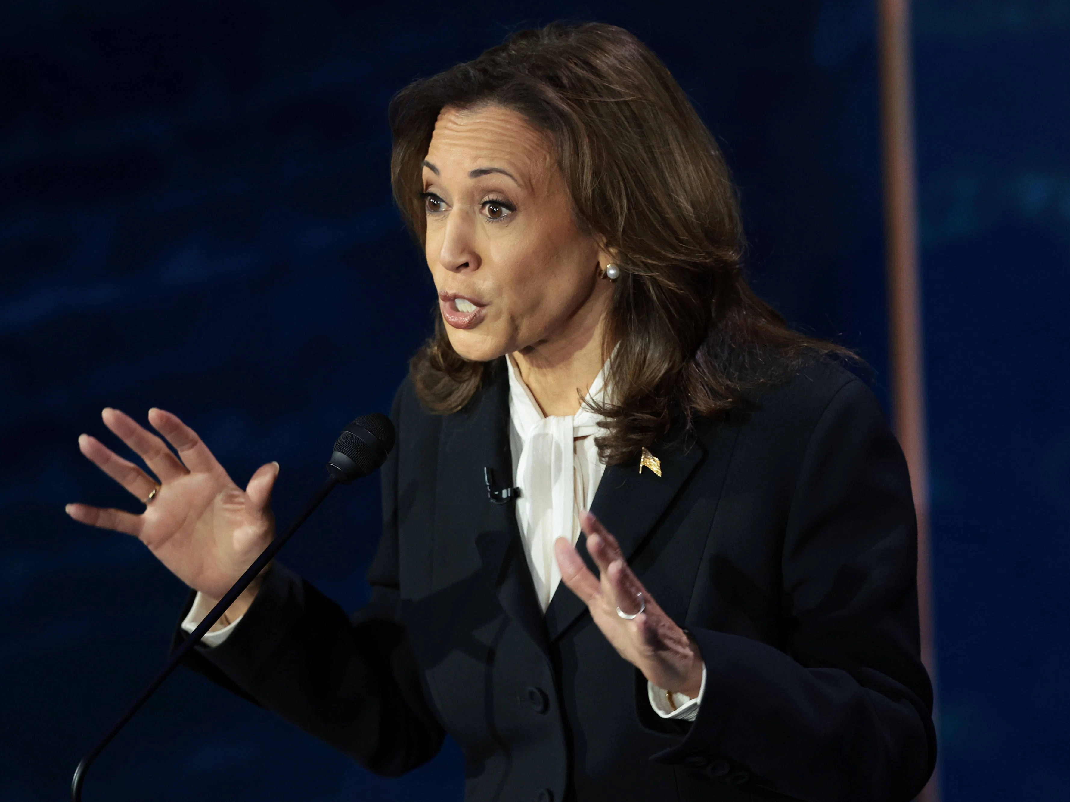 Angriffslustig: Kamala Harris