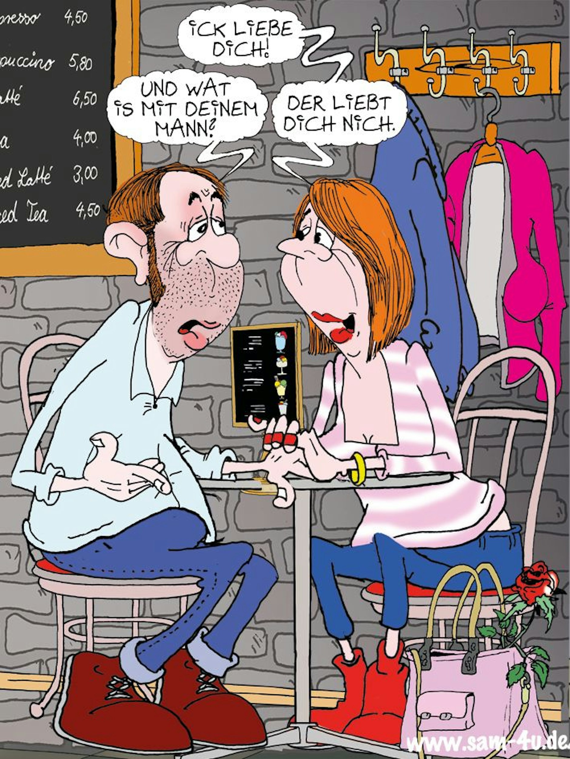 Auch heute kommt unser Cartoon des Tages aus der Feder von Zeichner Sam Paff aus Berlin.