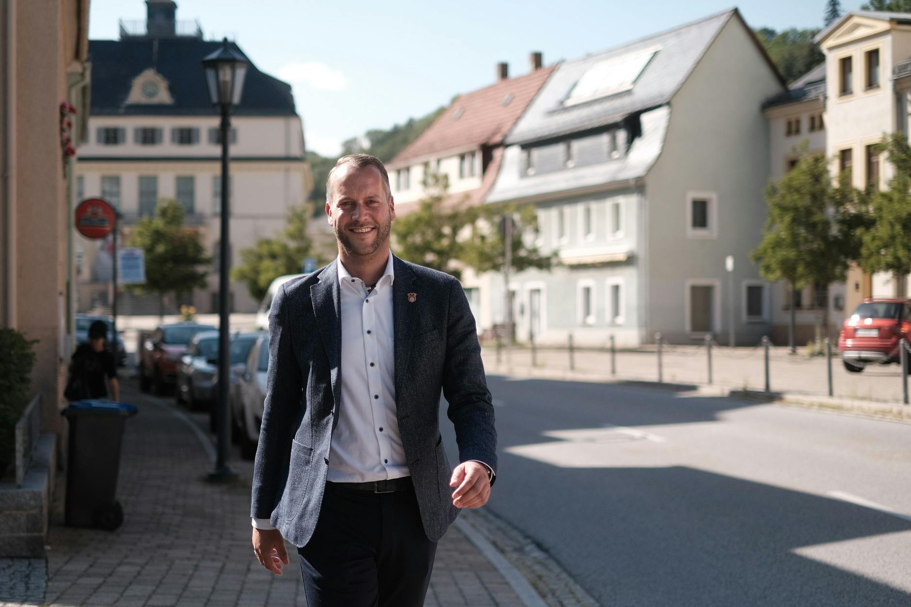 Sven Gleißberg, 40, ist Bürgermeister von Glashütte im Erzgebirge.