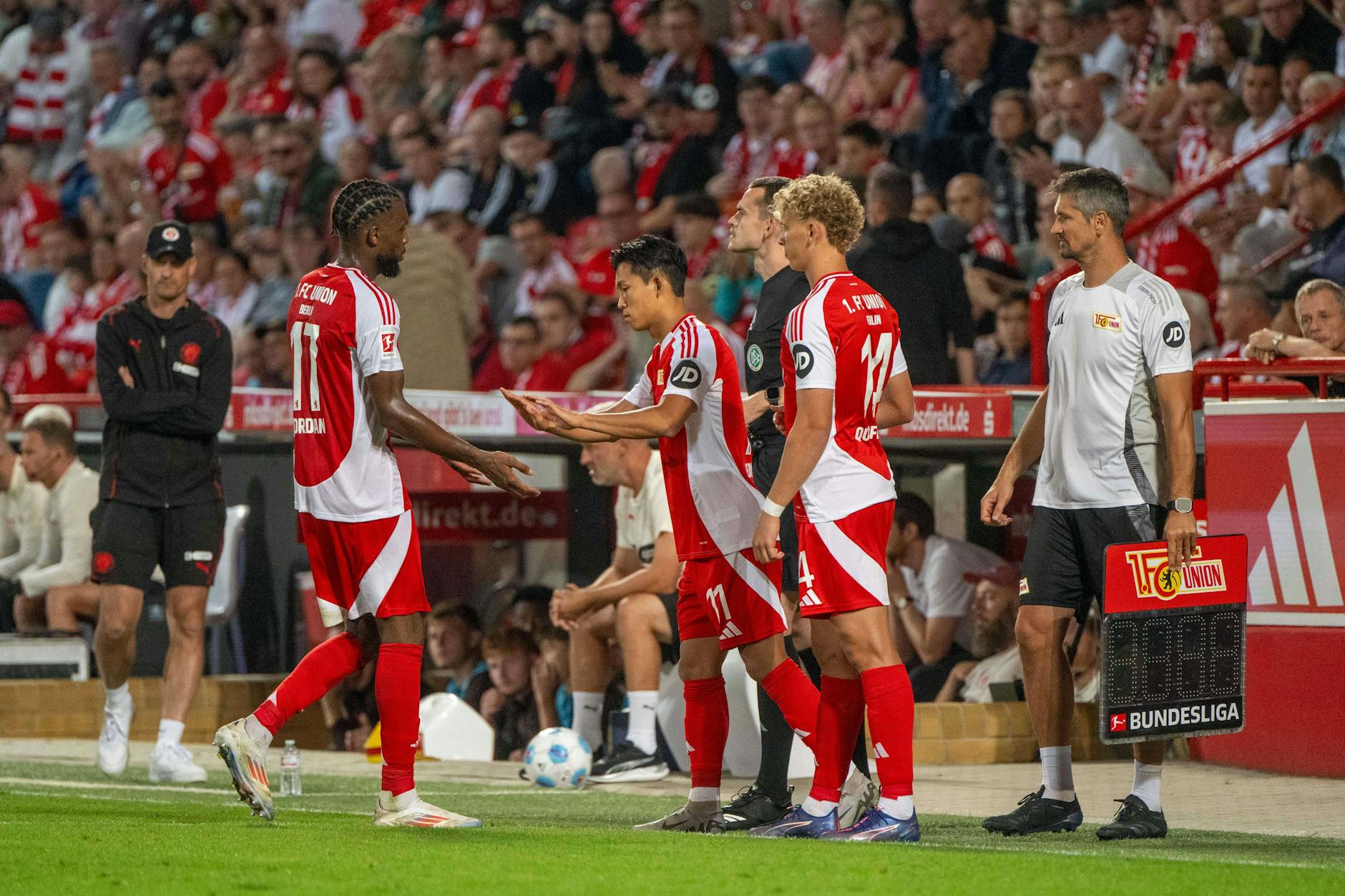 Woo-yeong Jeong (24) feierte sein Debüt für den 1. FC Union in der Nachspielzeit gegen den FC St. Pauli. Gegen RB Leipzig will er mehr Einsatzzeit.