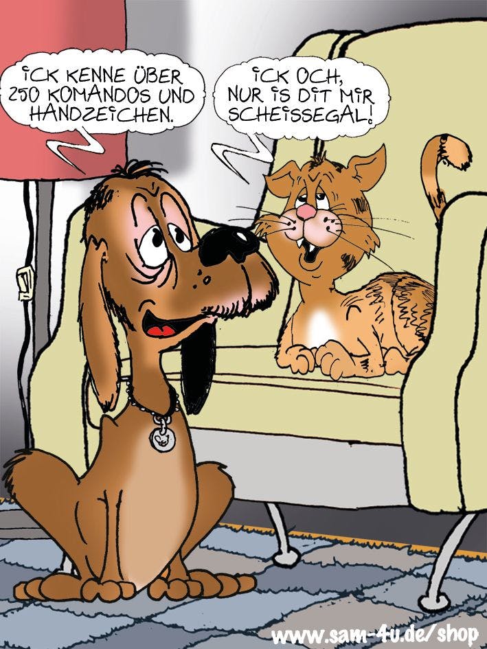 Auch heute gibt es den Cartoon des Tages - zu Papier gebracht von Zeichner Sam Paff aus Berlin.