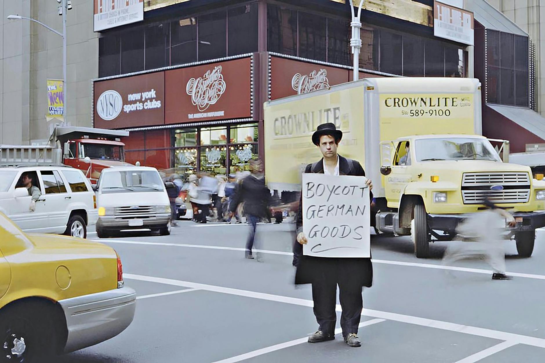 Christoph Schlingensief: „Deutschlandsuche“, 1999 in New York