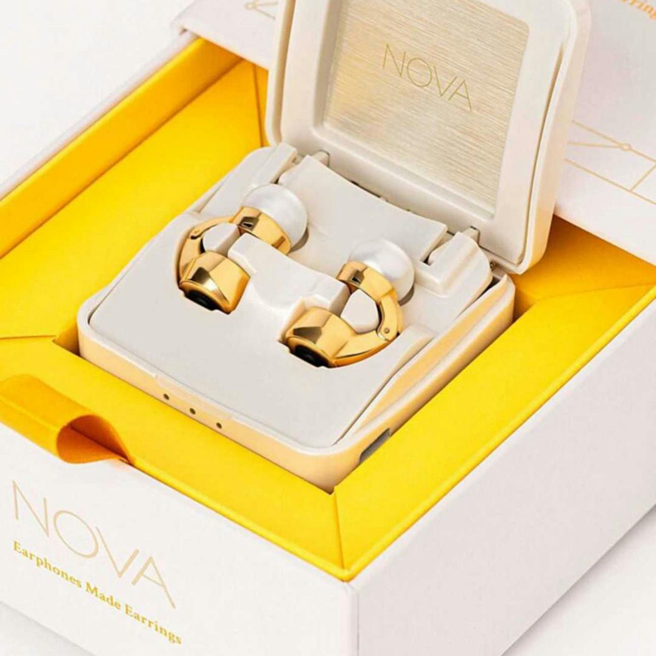 Die „Nova H1 Audio Earrings“ sind noch nicht im freien Verkauf erhältlich.