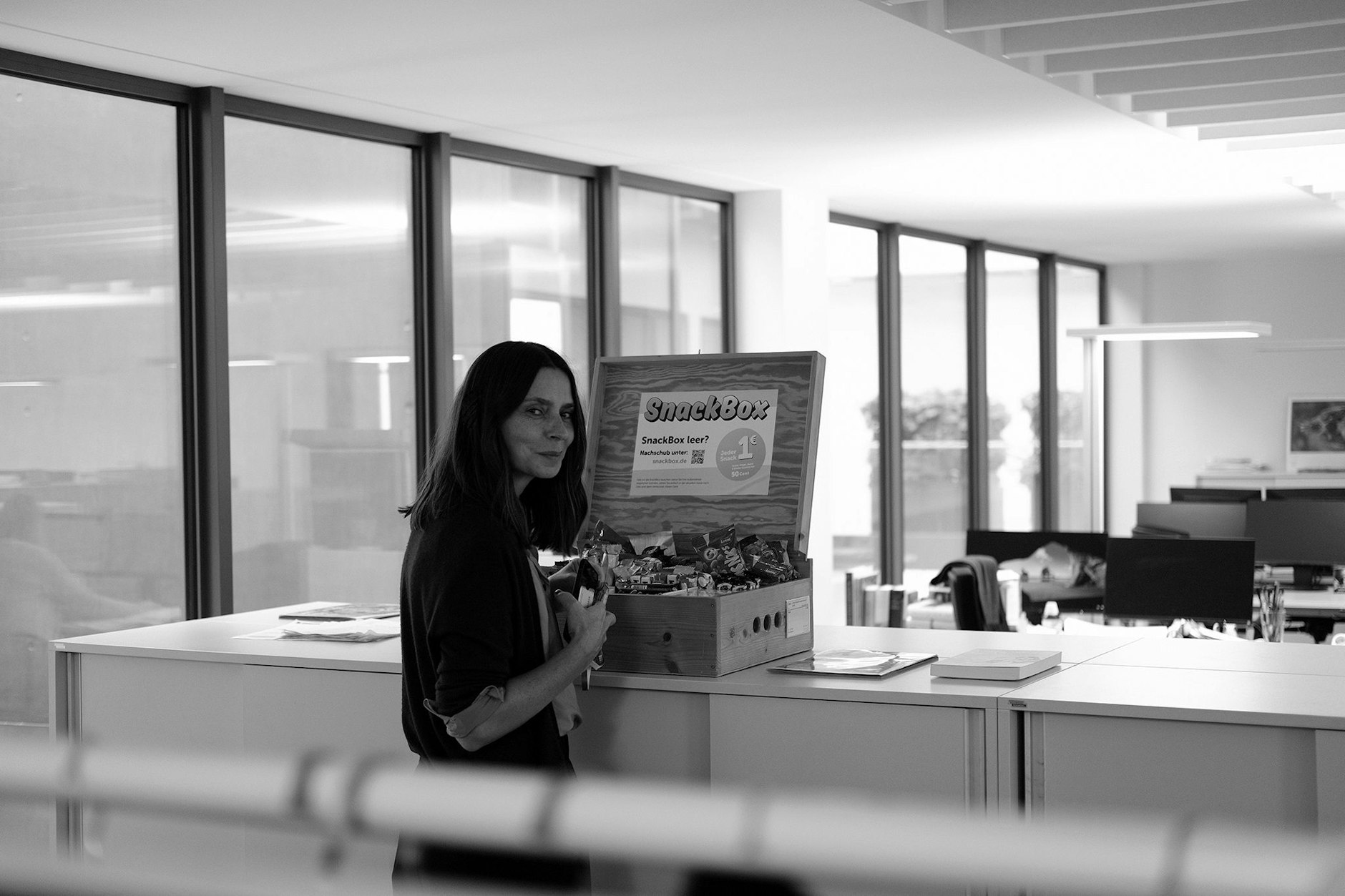Out of the box: Verlegerin Silke Friedrich 2019 in den früheren Büroräumen in Kreuzberg