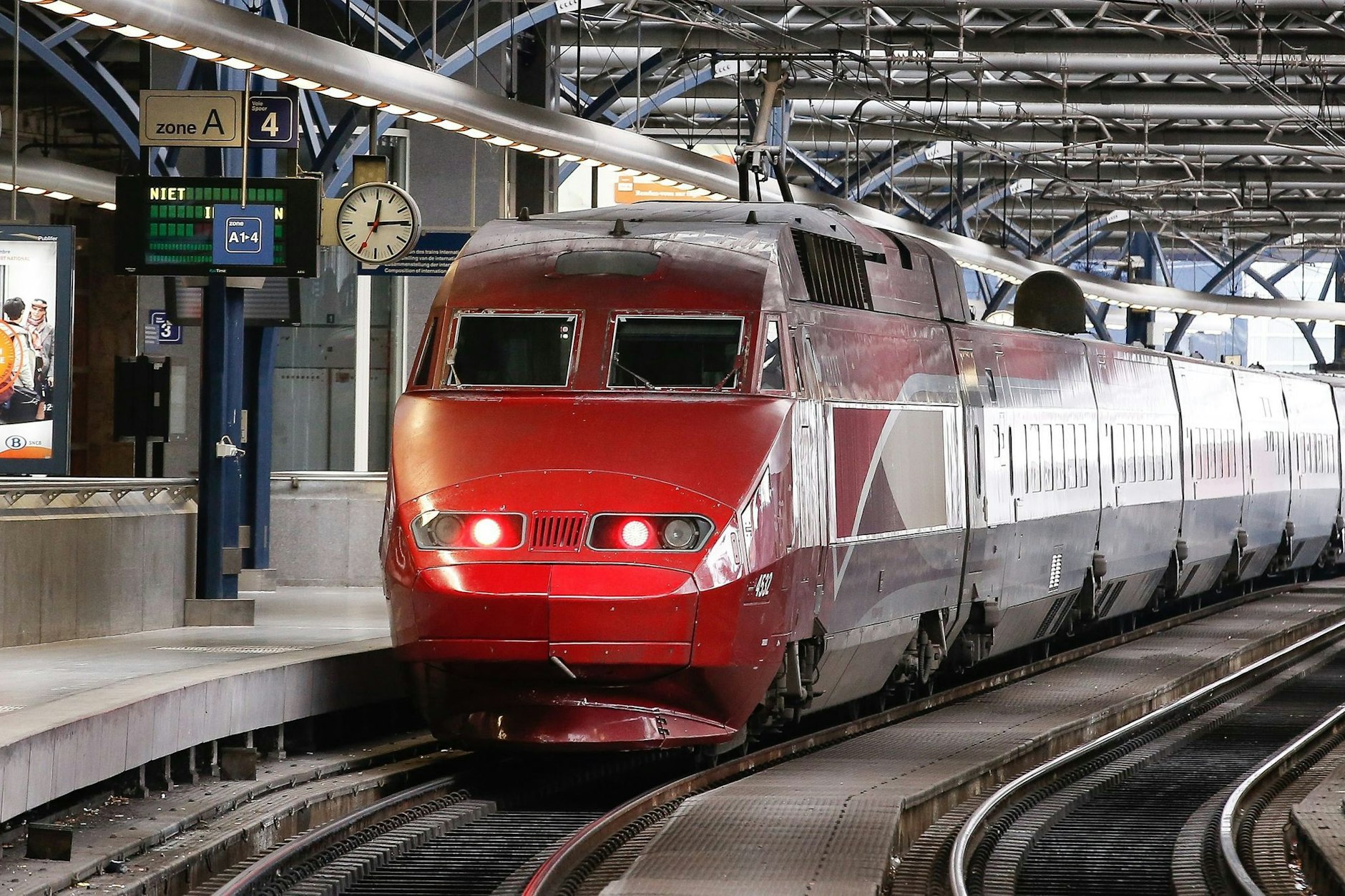 Ein Thalys-Hochgeschwindigkeitszug in Brüssel (Archivbild).