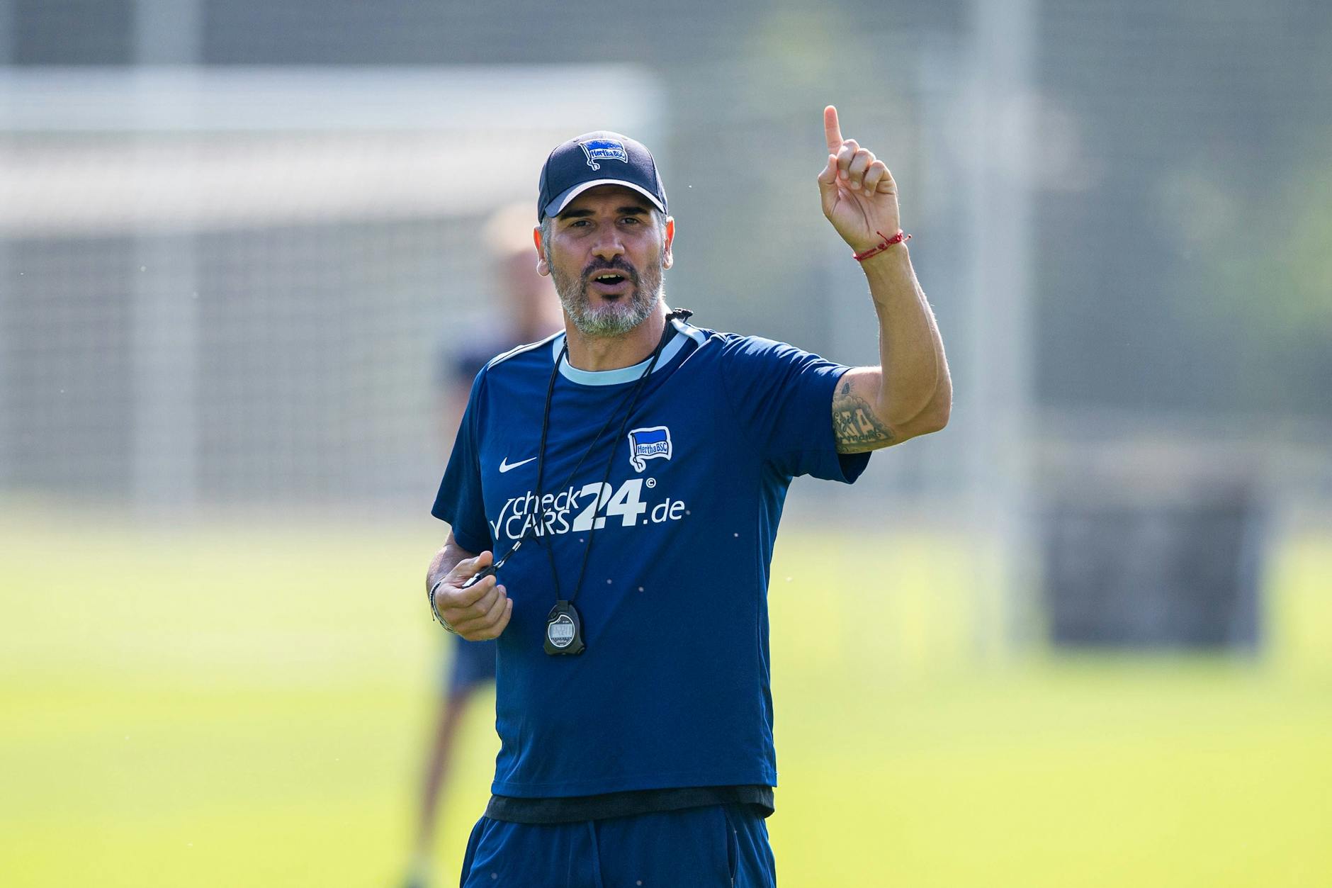 Hertha-Trainer Cristian Fiél wäre einem Sieg gegen Fortuna Düsseldorf nicht abgeneigt.