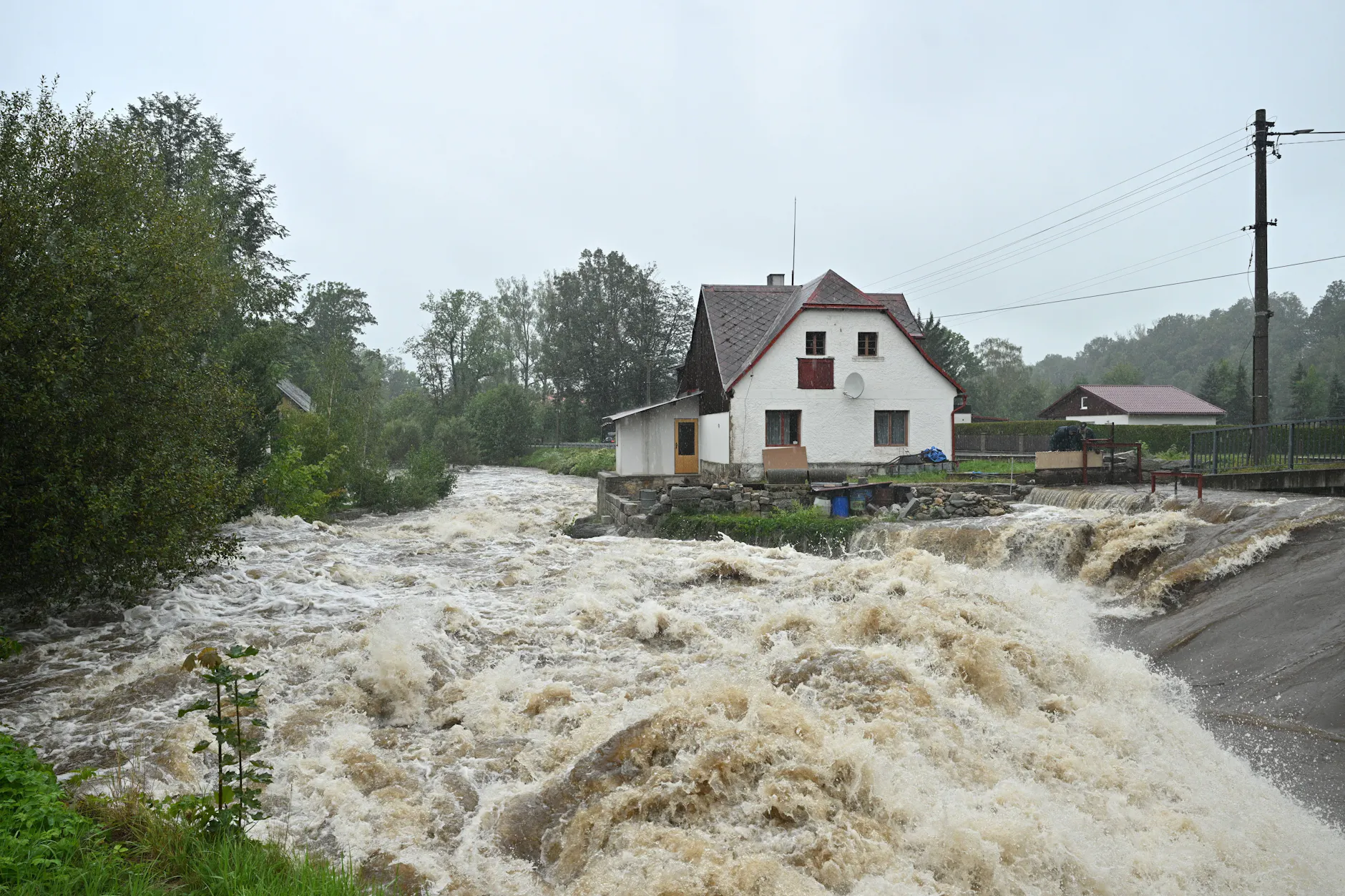 Der Fluss Smeda in Tschechien