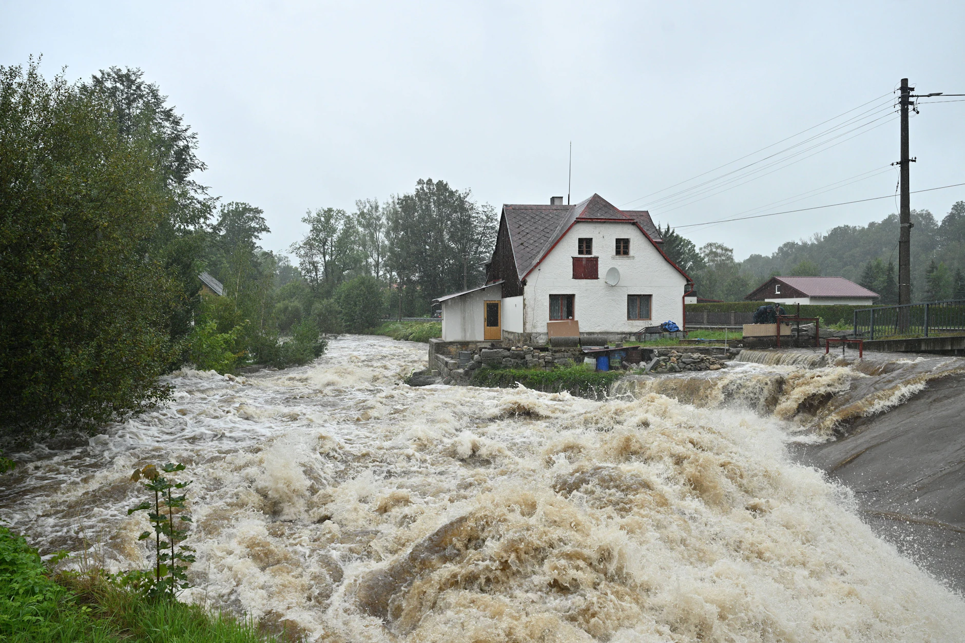 Der Fluss Smeda in Tschechien