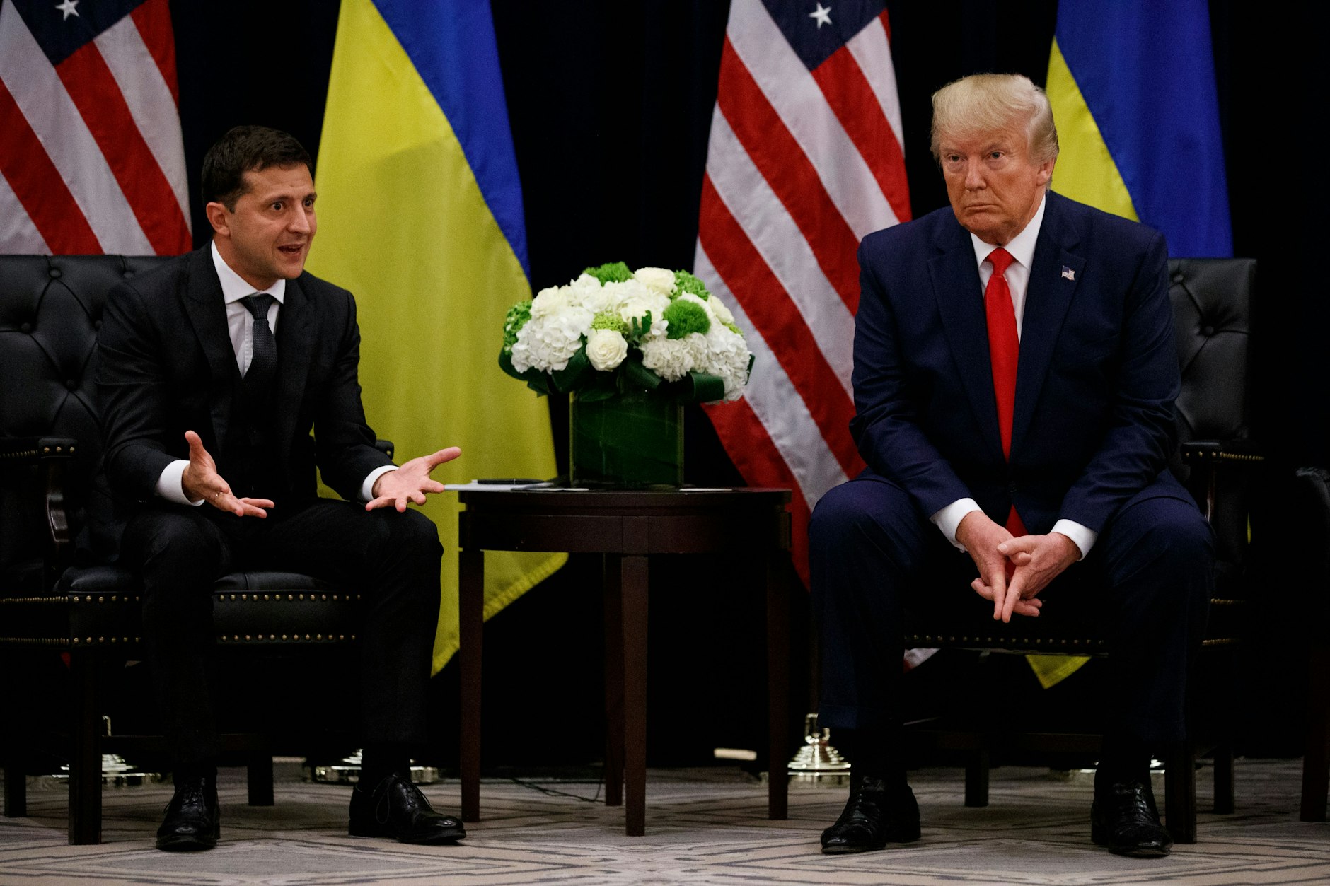 Als Präsident der USA hatte Donald Trump den ukrainischen Präsidenten Wolodymyr Selenskyj schon getroffen.