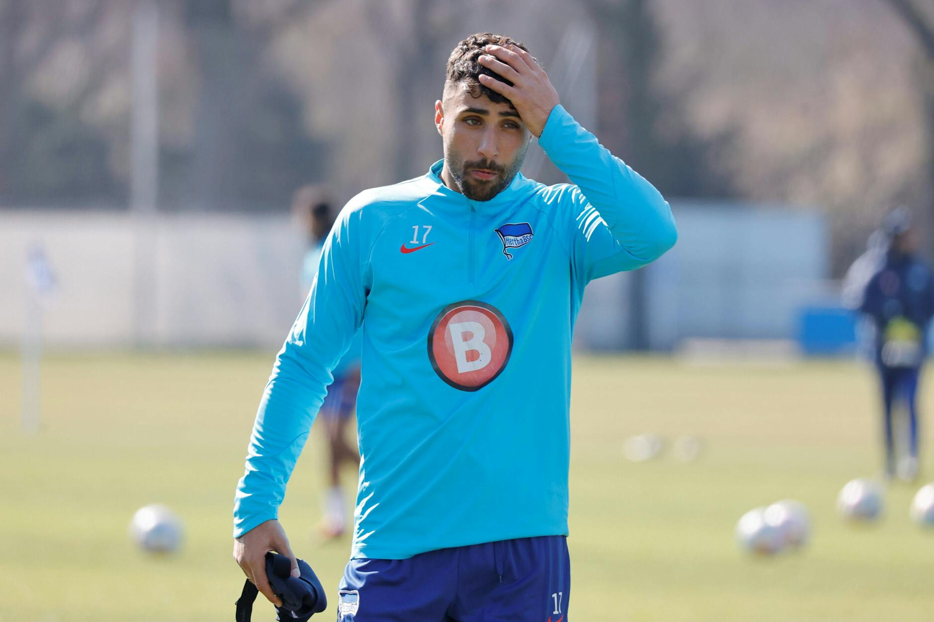 Wäre am liebsten bei Hertha BSC geblieben und befindet sich bis heute auf Vereinssuche: Social-Media-Star Nader El-Jindaoui (27).